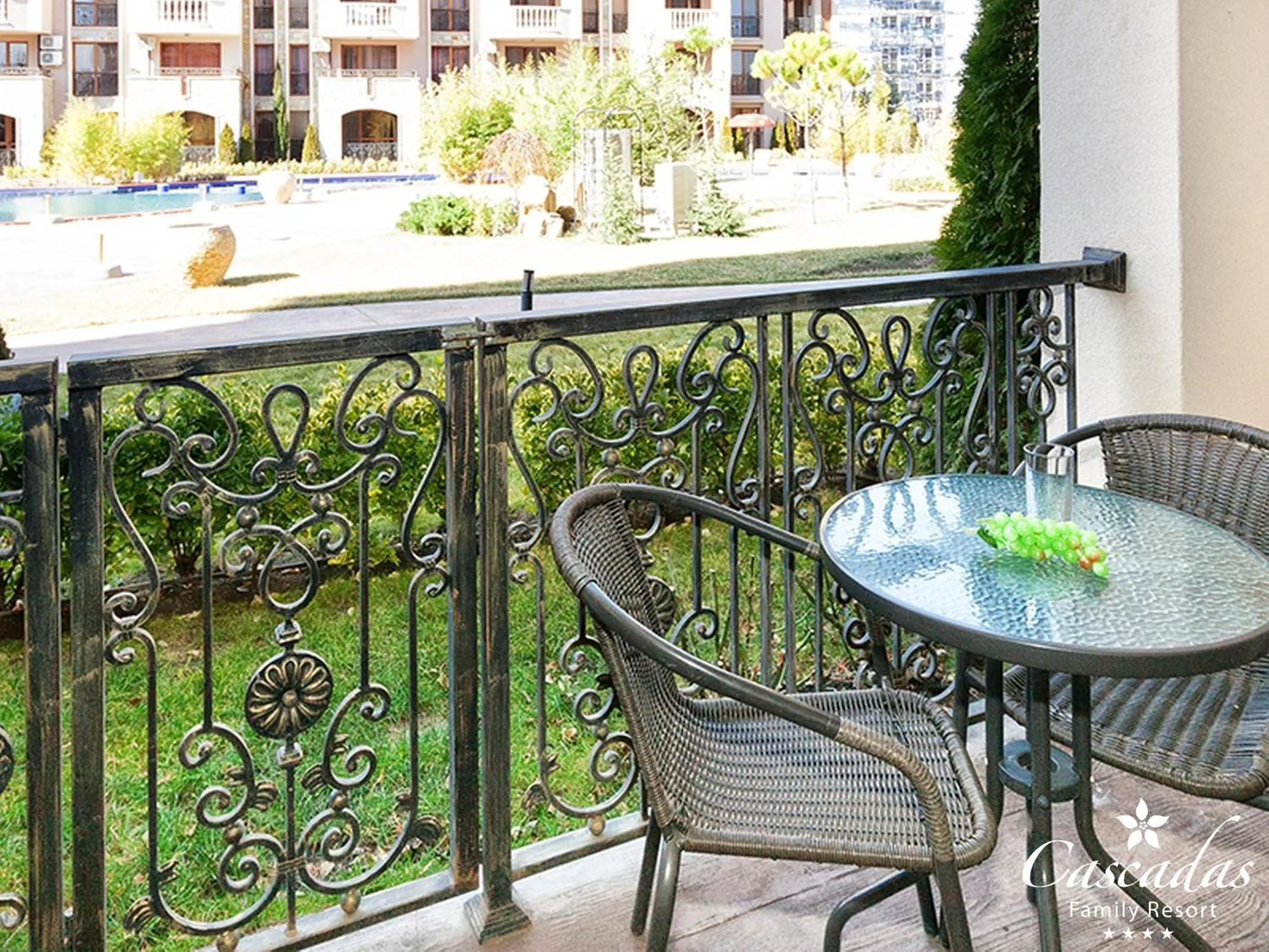 Balcony/Terrace in Cascadas Family Resort