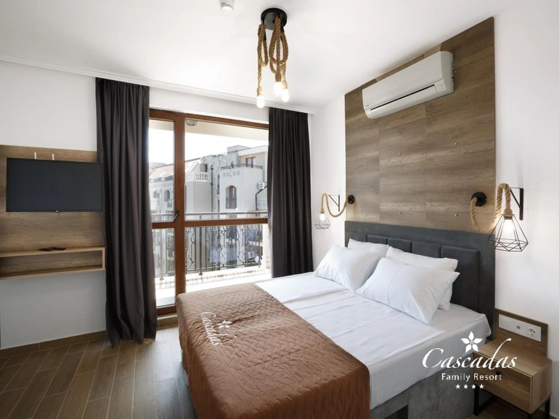 Bedroom, Bed in Cascadas Family Resort