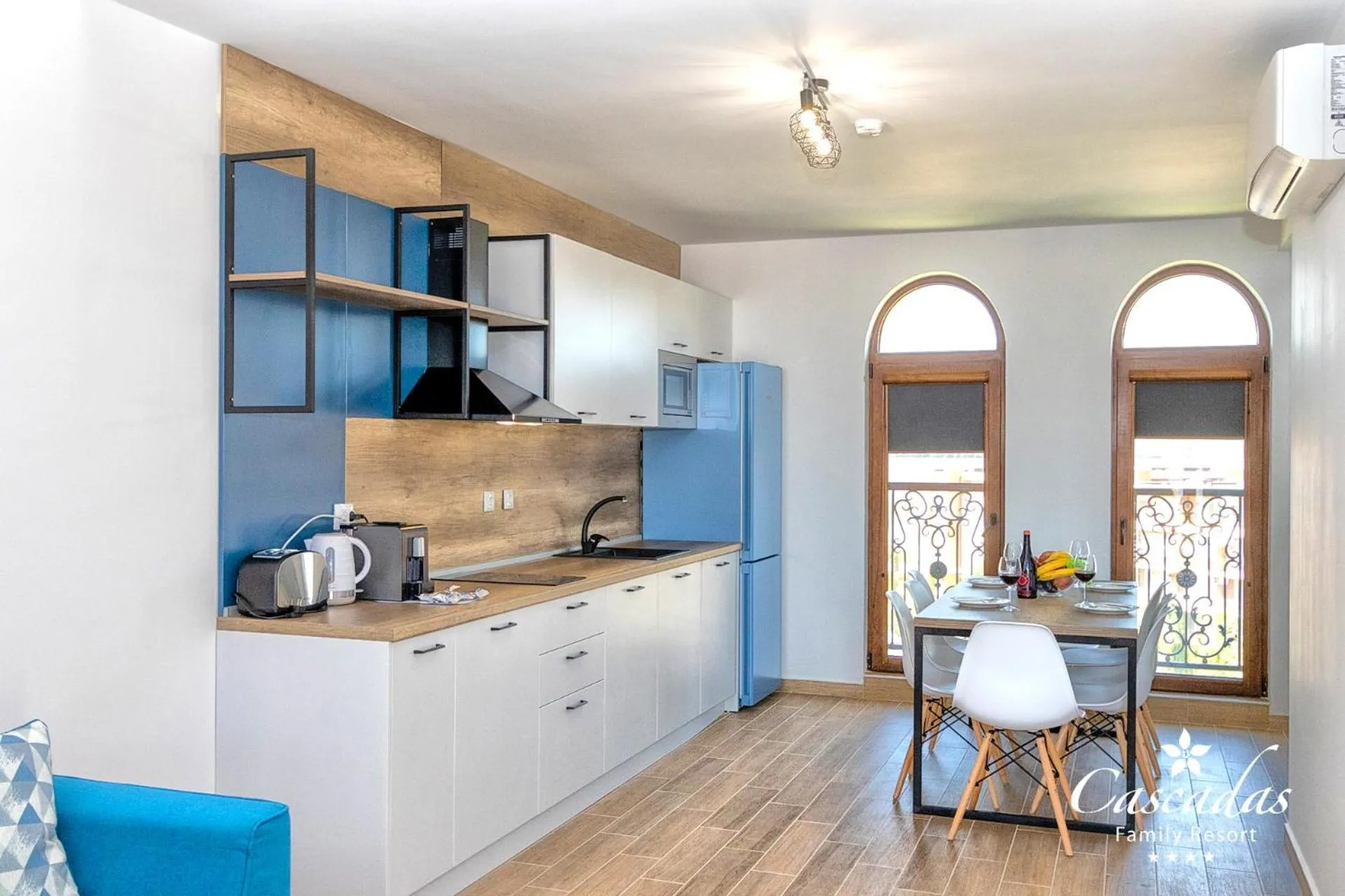 Kitchen or kitchenette in Cascadas Family Resort