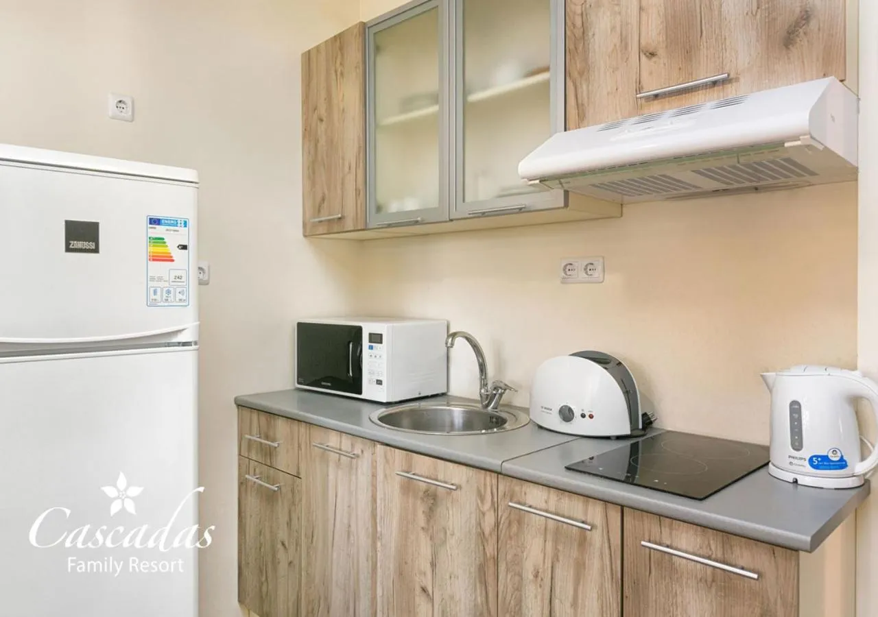 Kitchen or kitchenette in Cascadas Family Resort