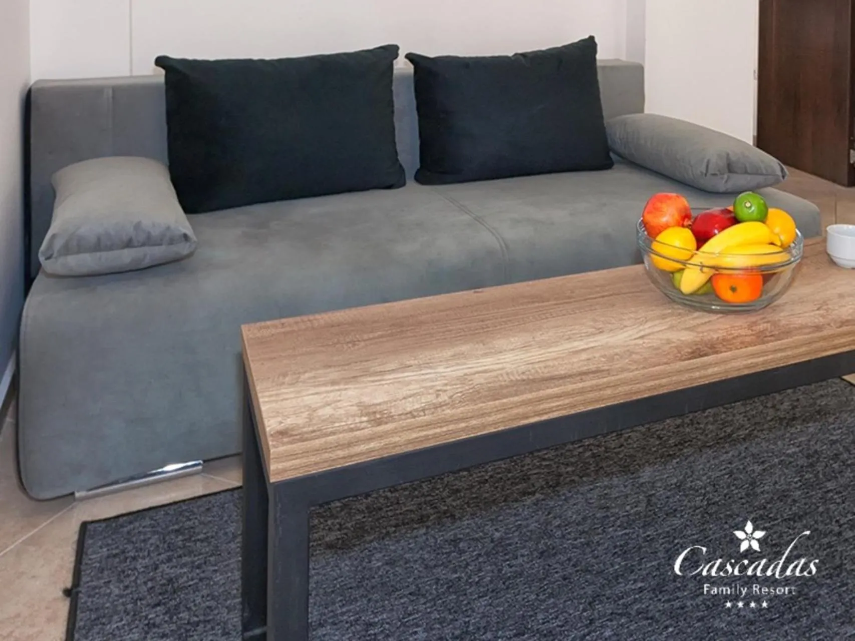 Living room in Cascadas Family Resort