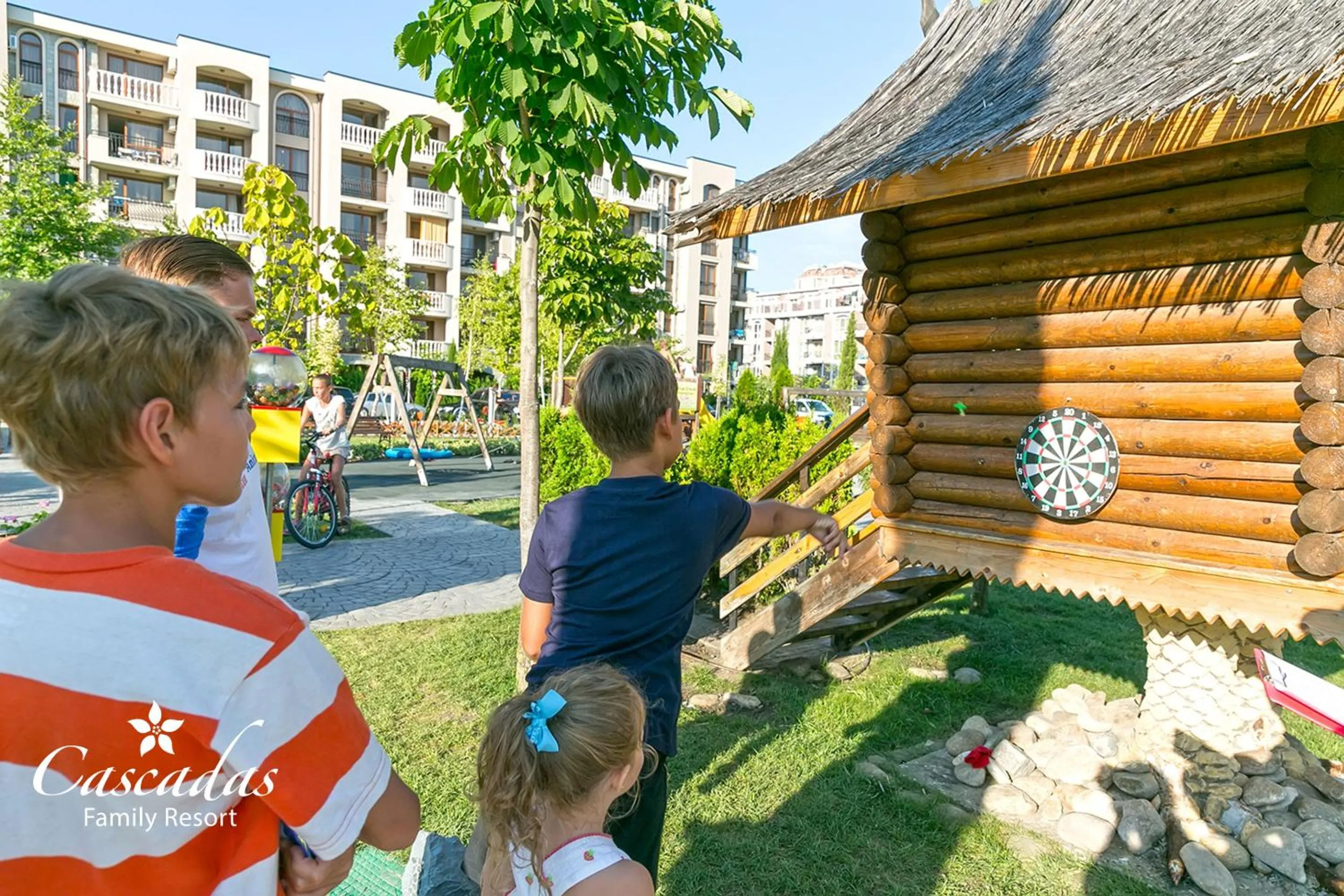 Children play ground in Cascadas Family Resort