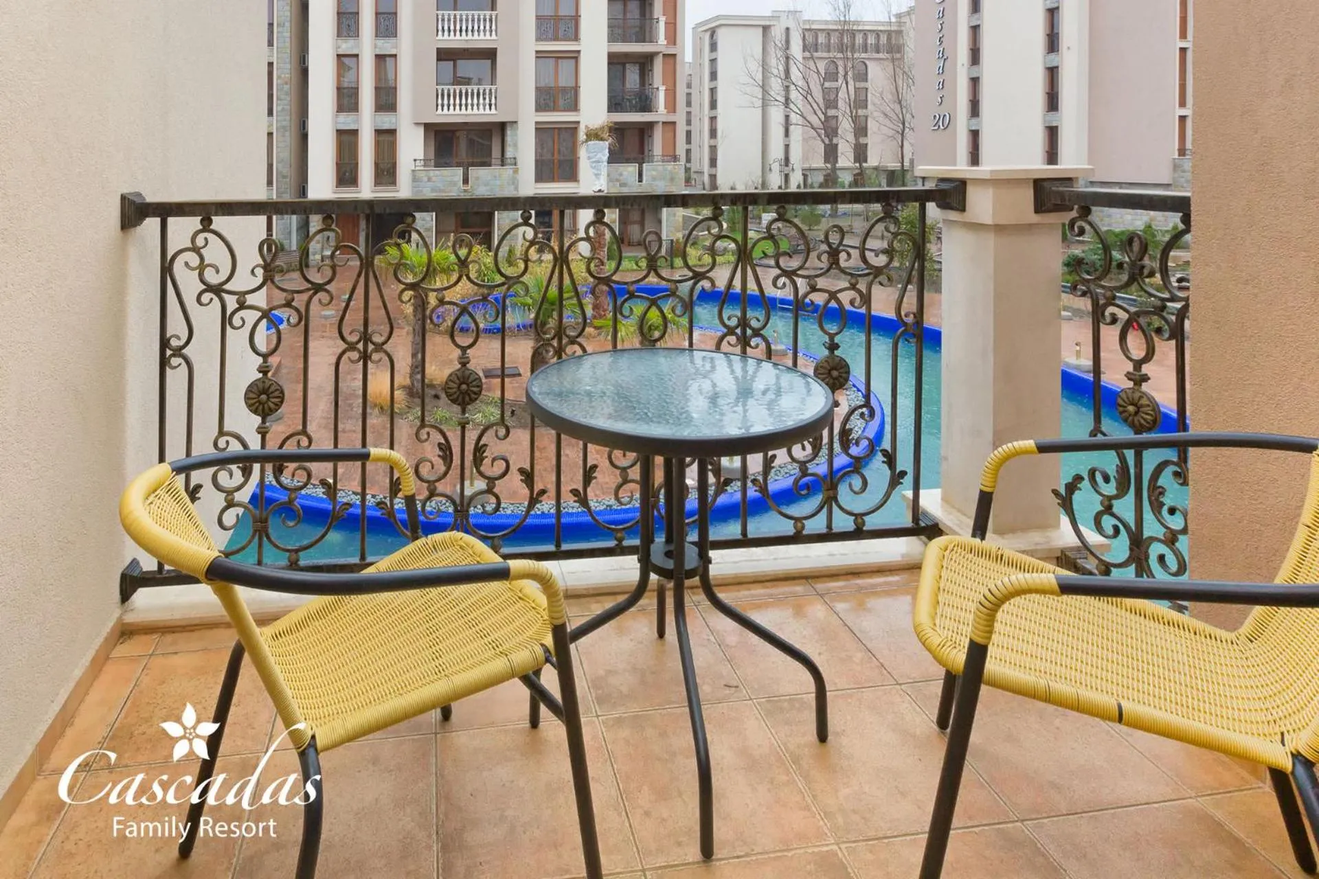 Balcony/Terrace in Cascadas Family Resort