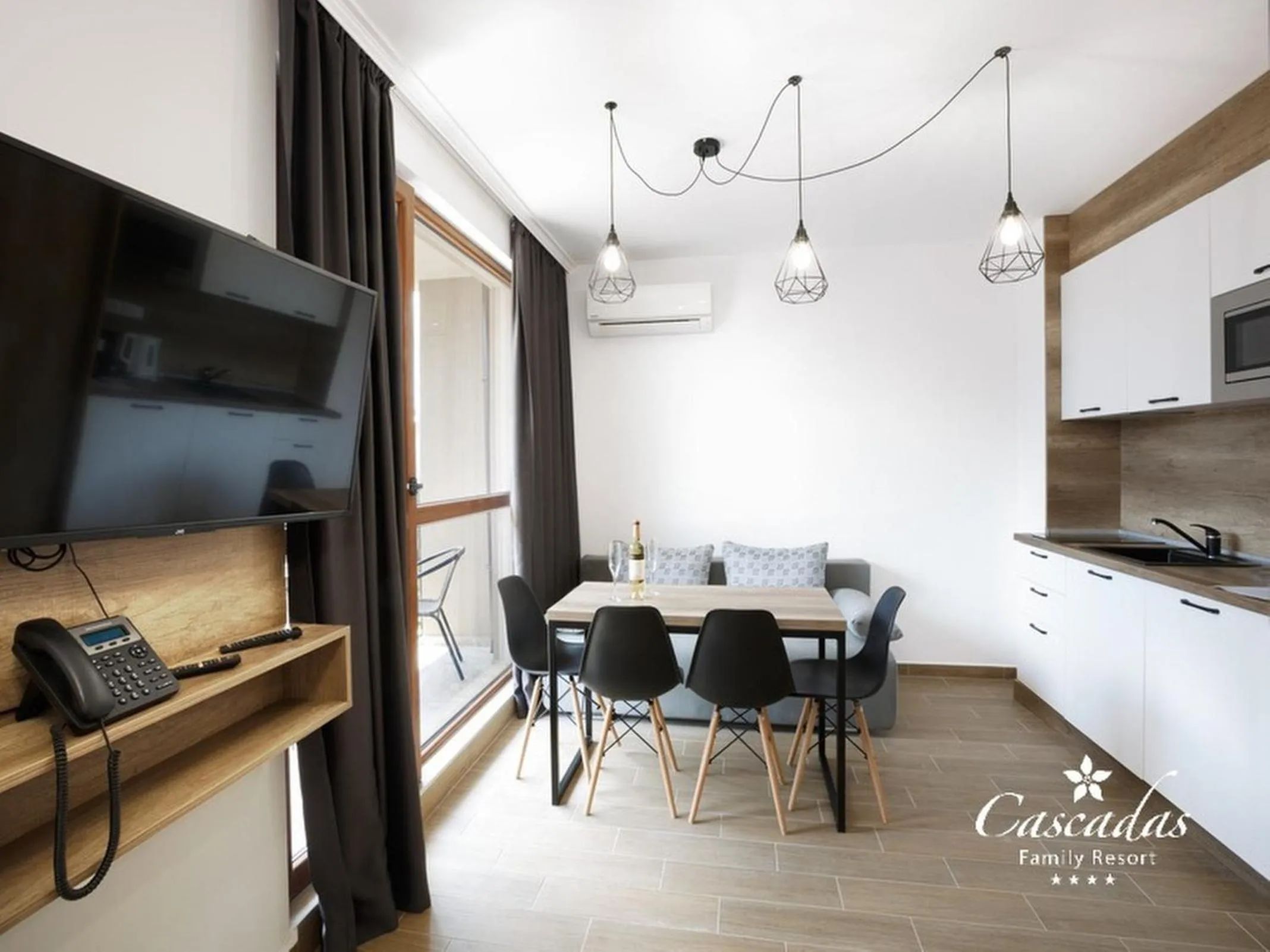 Living room in Cascadas Family Resort