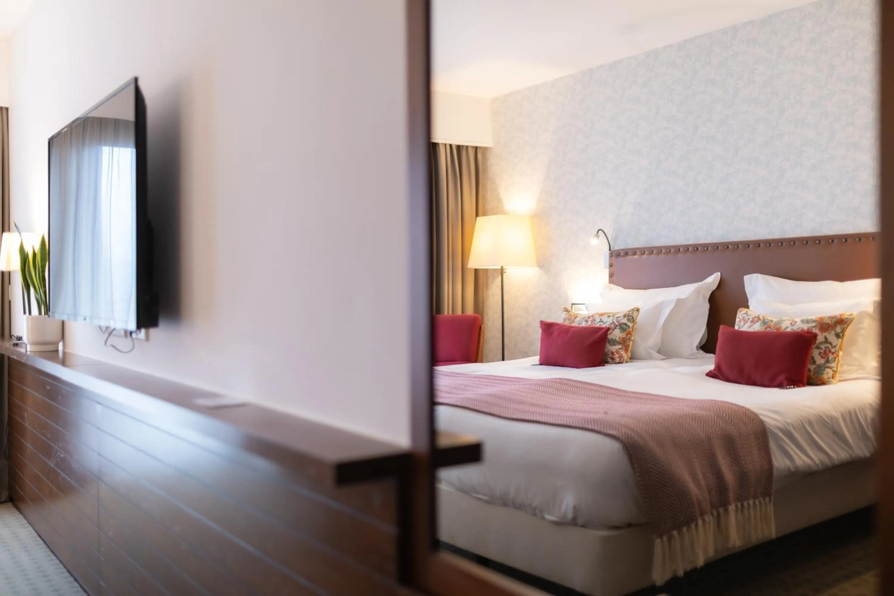 Bed in Pousada Geres-Caniçada