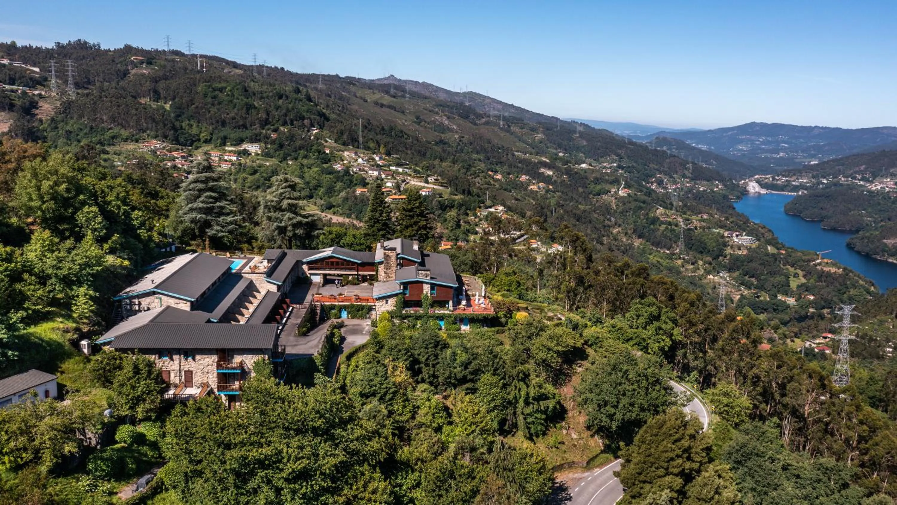 Bird's eye view in Pousada Geres-Caniçada