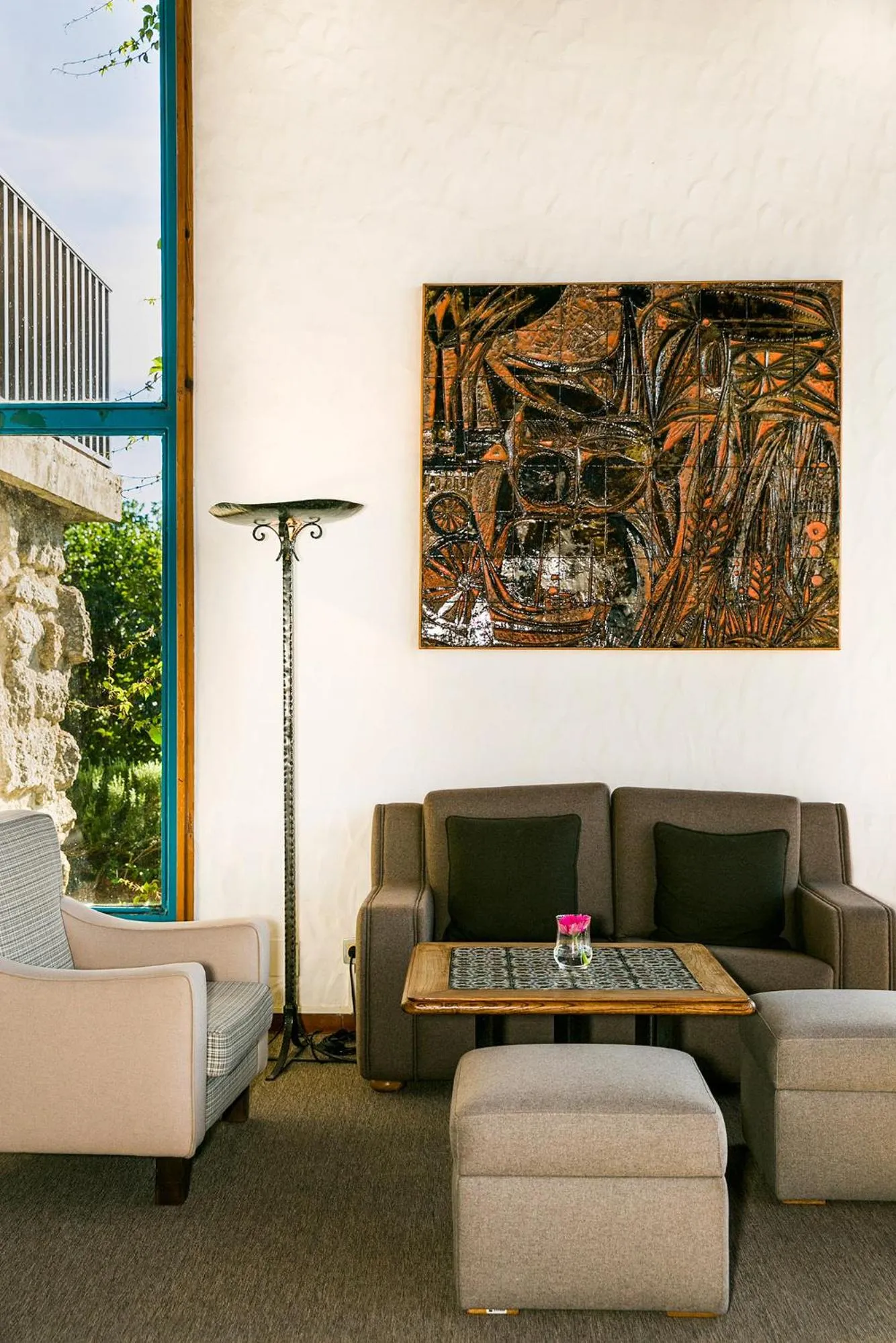 Communal lounge/ TV room in Pousada Geres-Caniçada