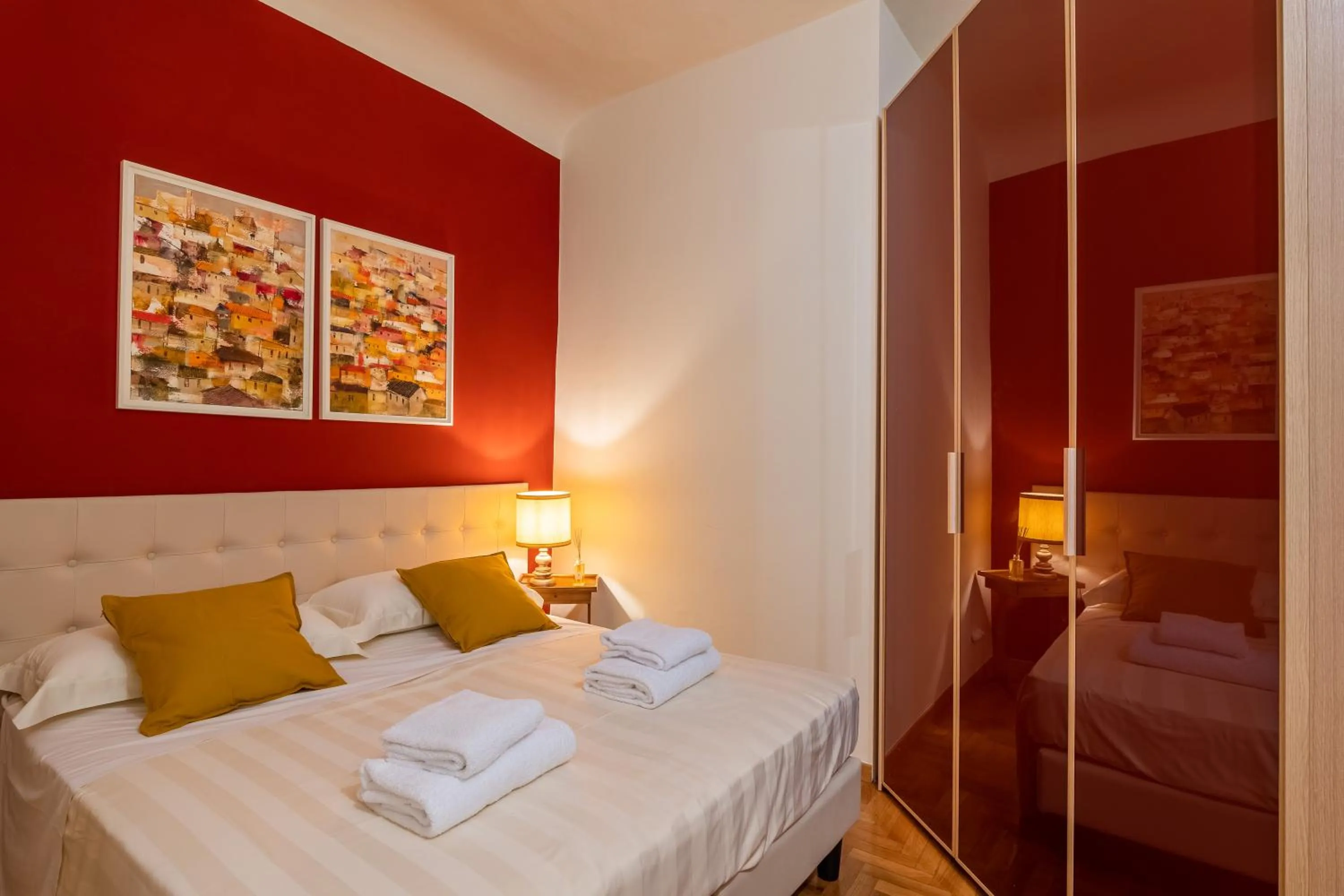 Bed in The Painters house in Santa Croce by Mmega