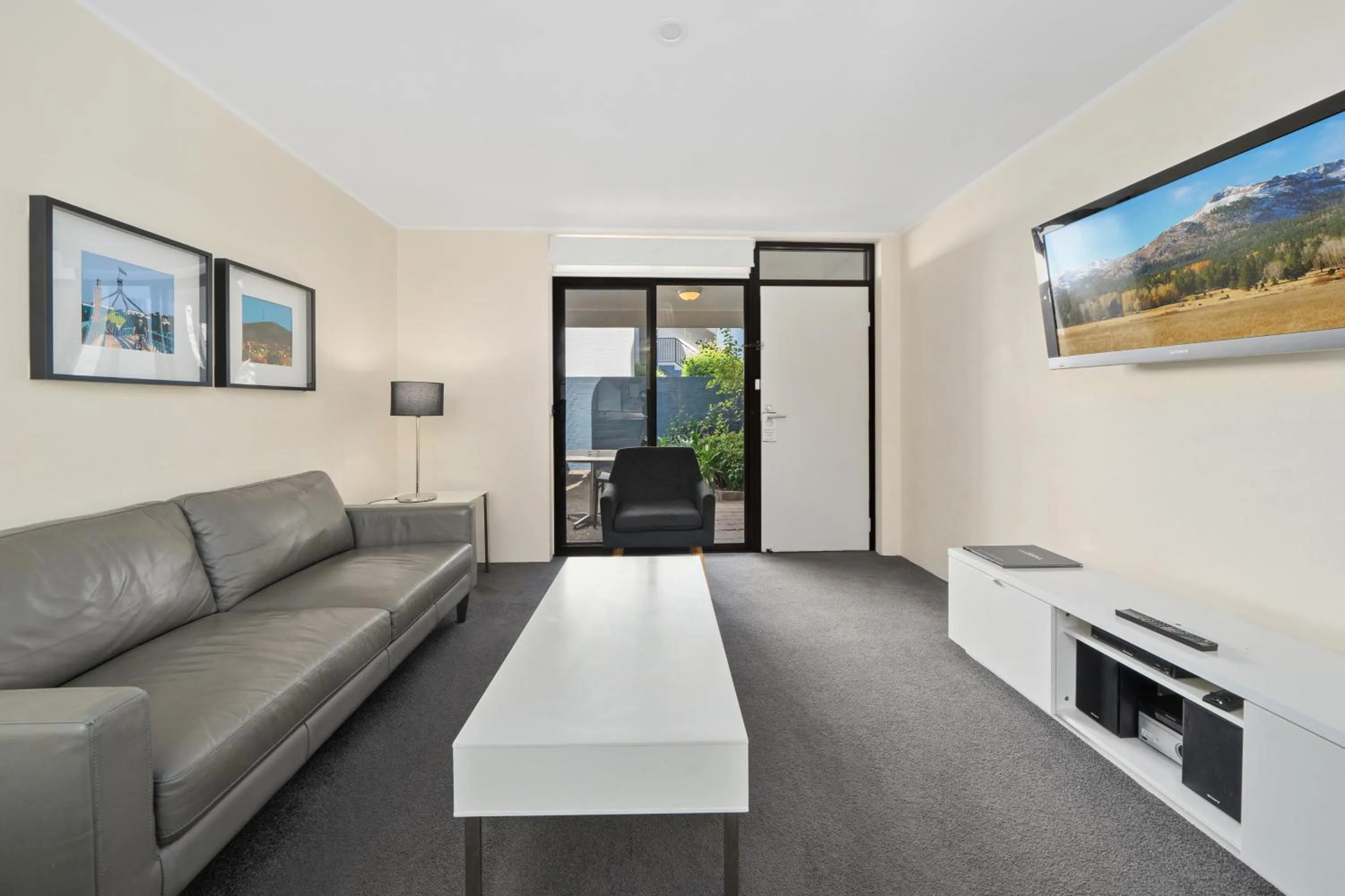 Living room in Manuka Park Serviced Apartments