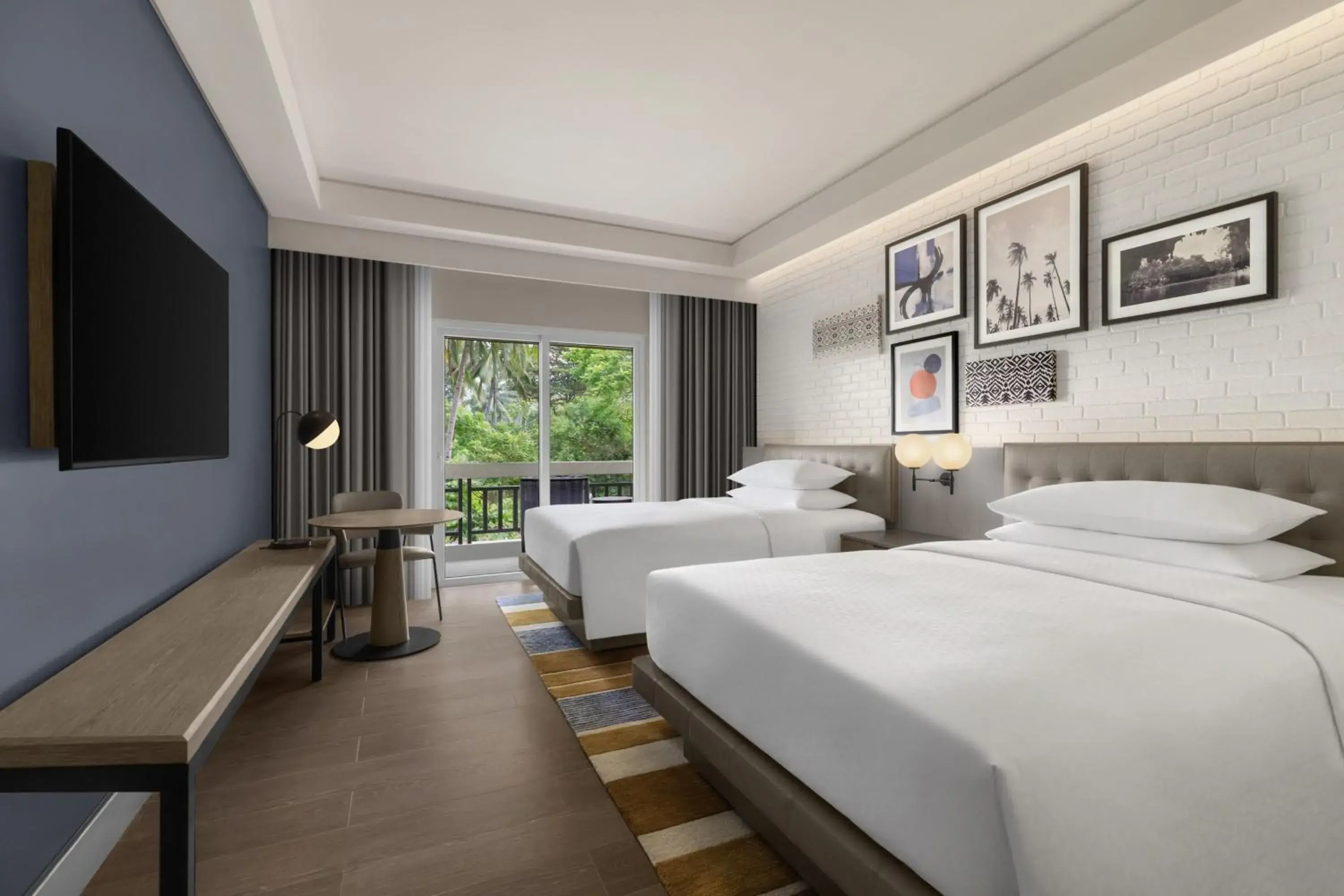 Deluxe Double Room with Balcony and Garden View in Four Points by Sheraton Palawan Puerto Princesa Deluxe Double Room with Balcony and Garden View in Four Points by Sheraton Palawan Puerto Princesa