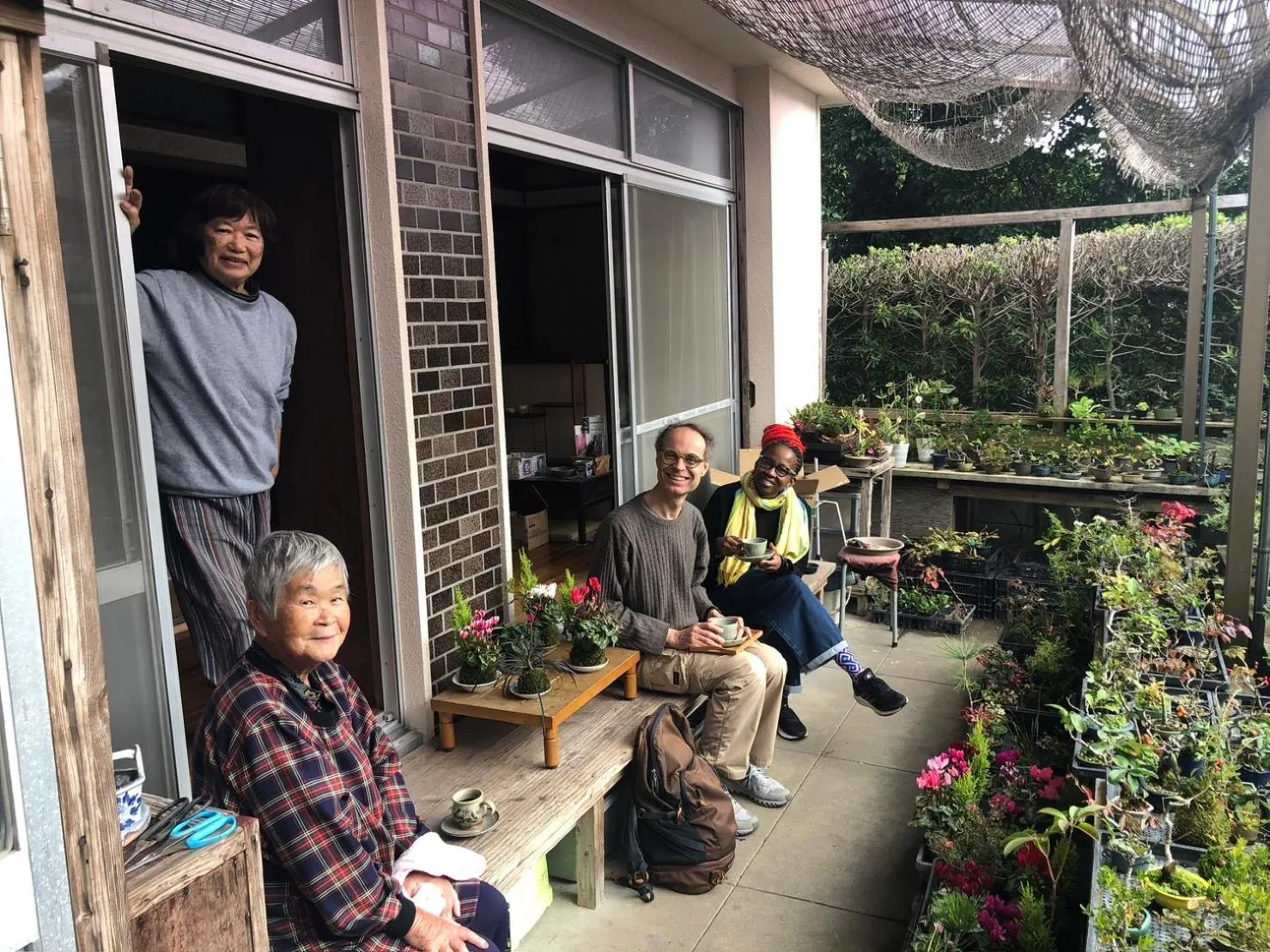 People in Family Ryokan Kawakyu with Showa Retro, private hot spring