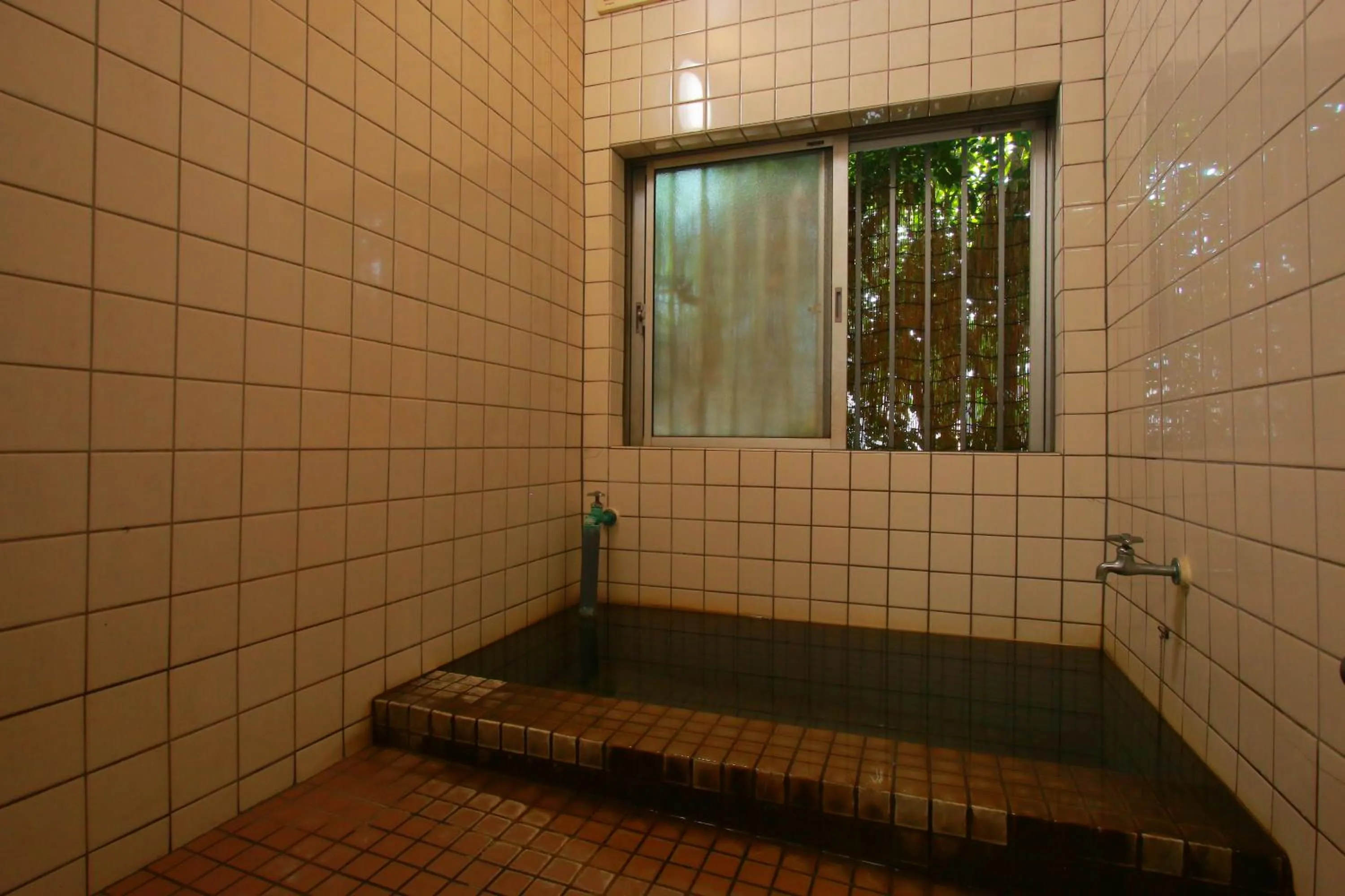 Hot Spring Bath in Family Ryokan Kawakyu with Showa Retro, private hot spring