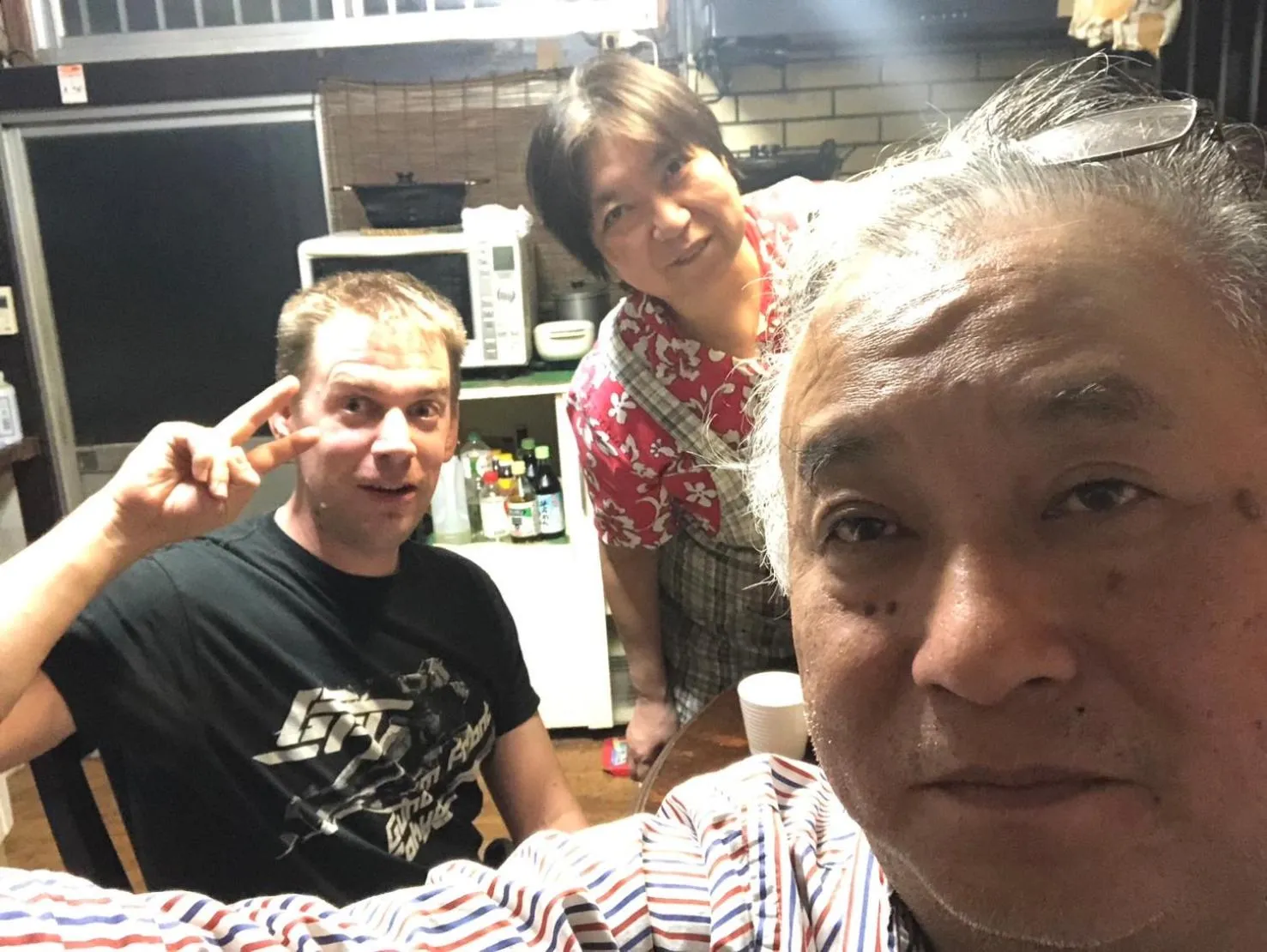 People in Family Ryokan Kawakyu with Showa Retro, private hot spring