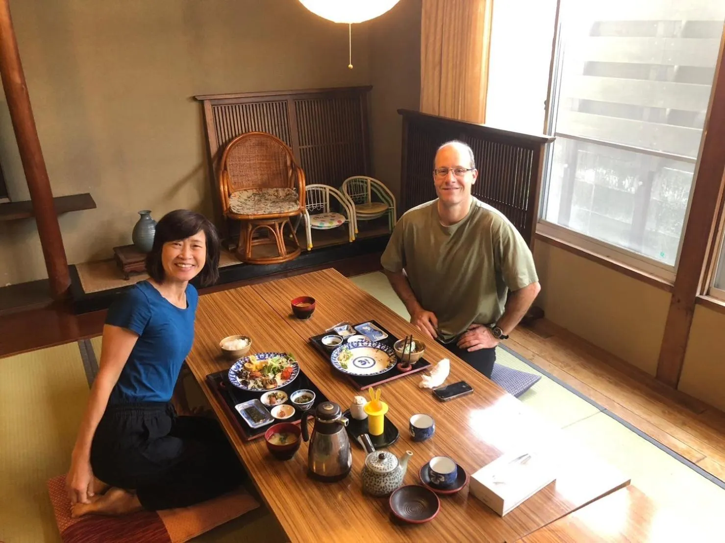 People in Family Ryokan Kawakyu with Showa Retro, private hot spring