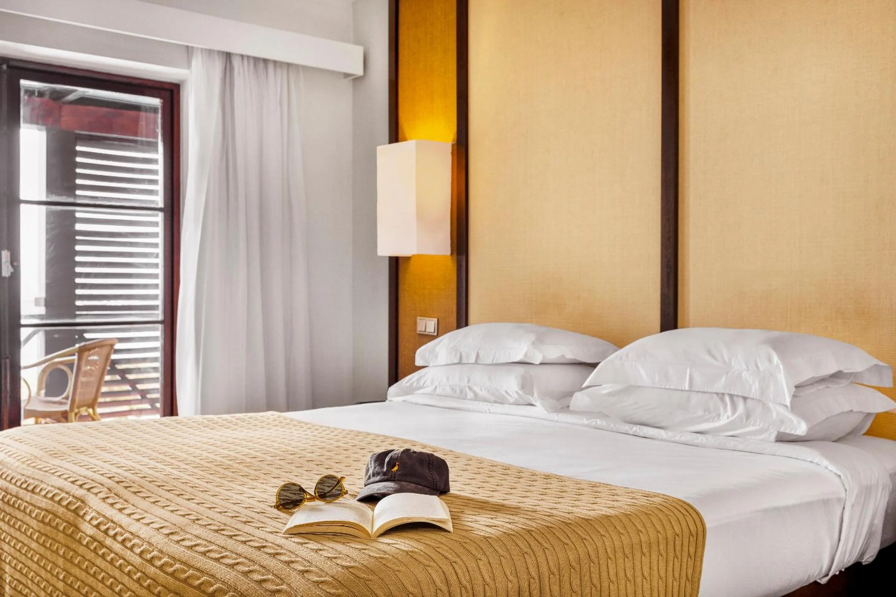 Bed in Pousada Forte da Horta