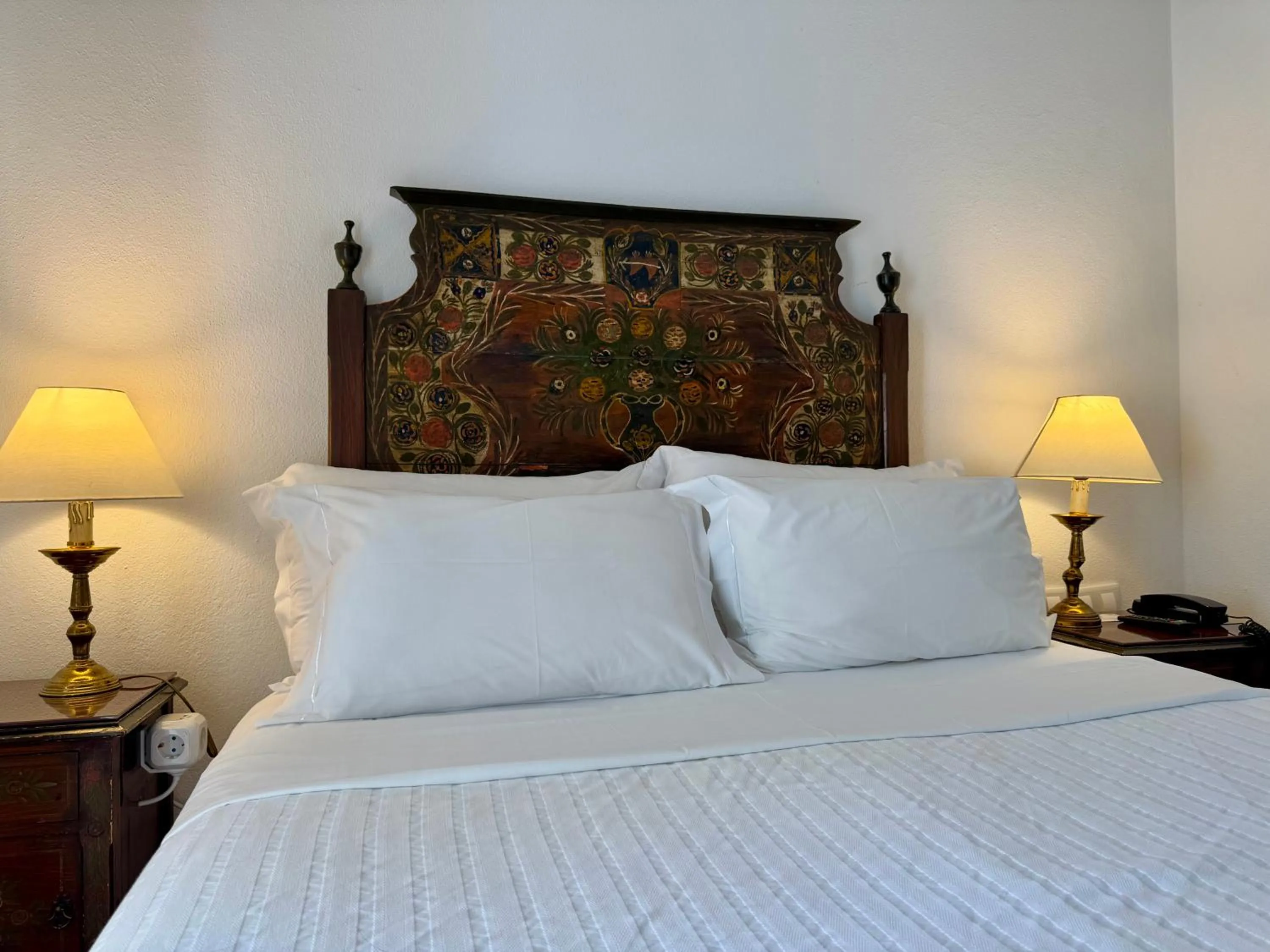 Bed in Pousada de Marvao