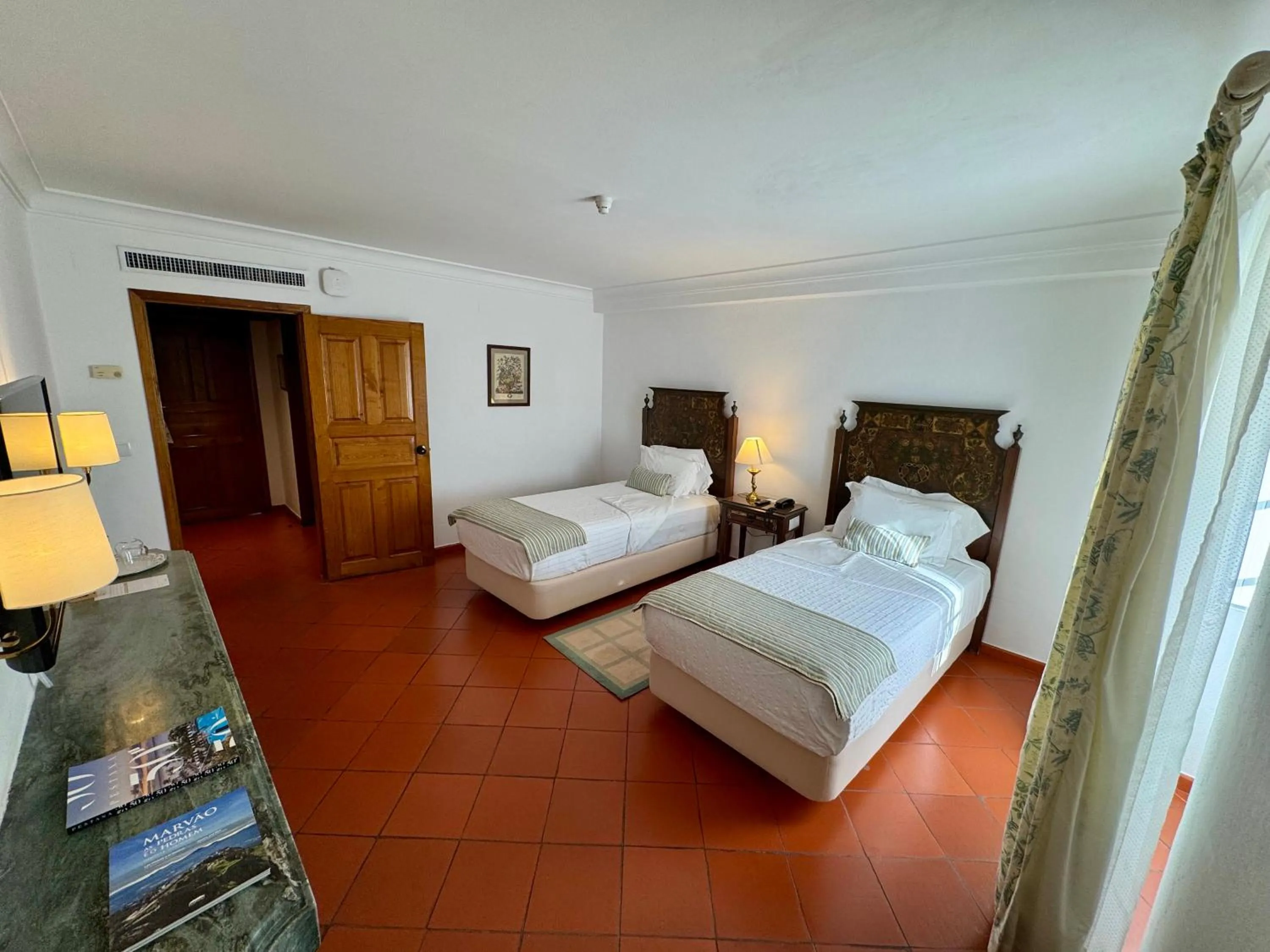 Bed in Pousada de Marvao