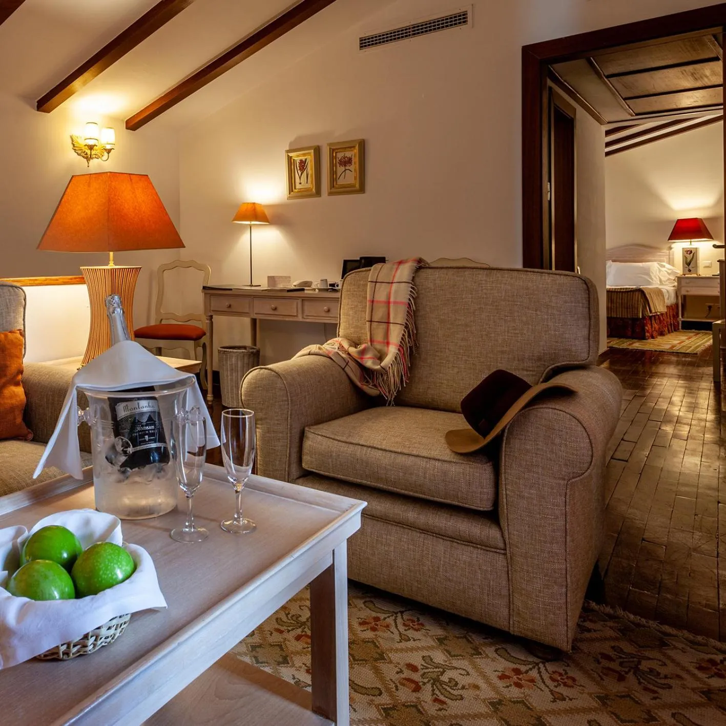 Living room in Pousada de Marvao