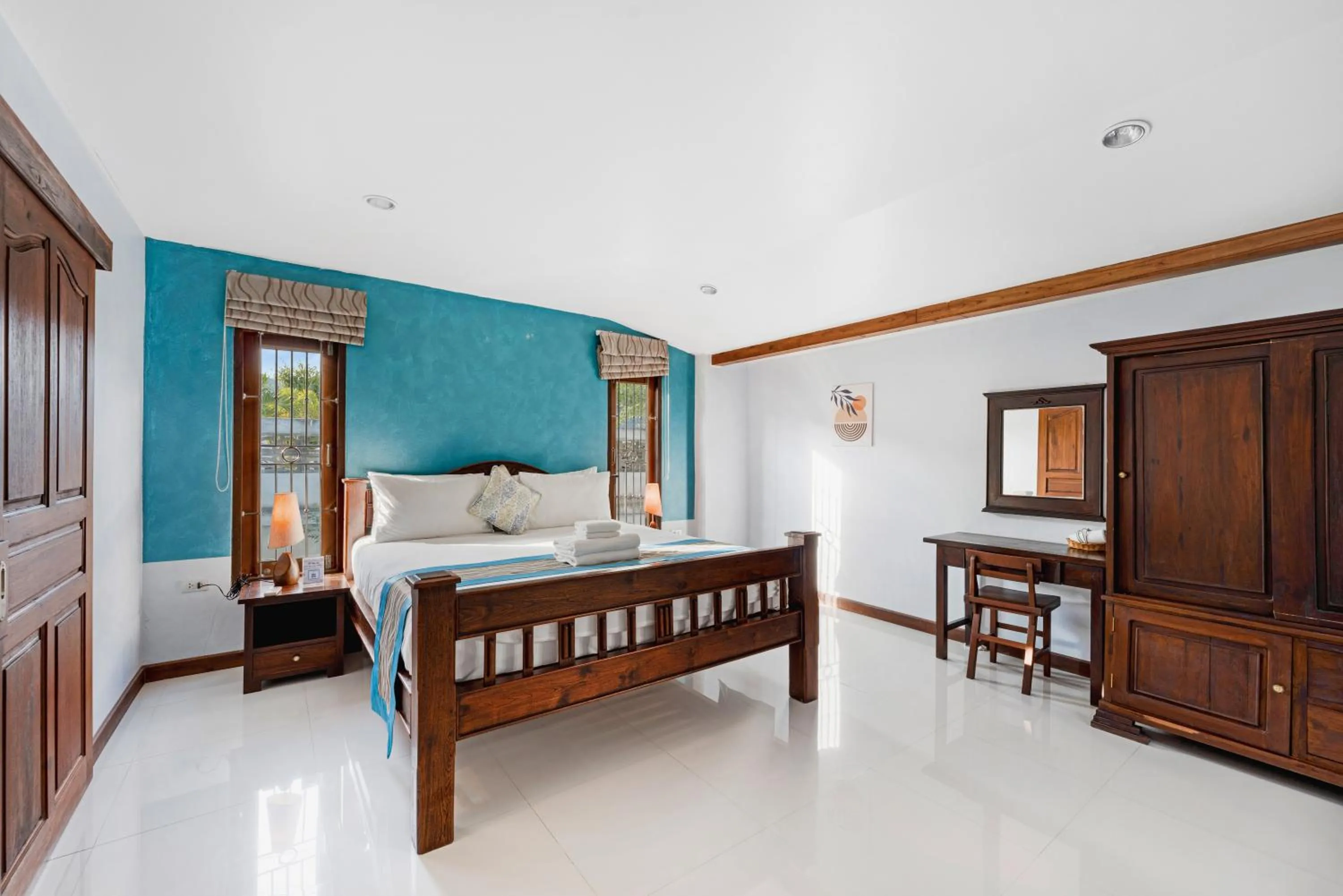 Bedroom, Bed in MyVillage Lamai