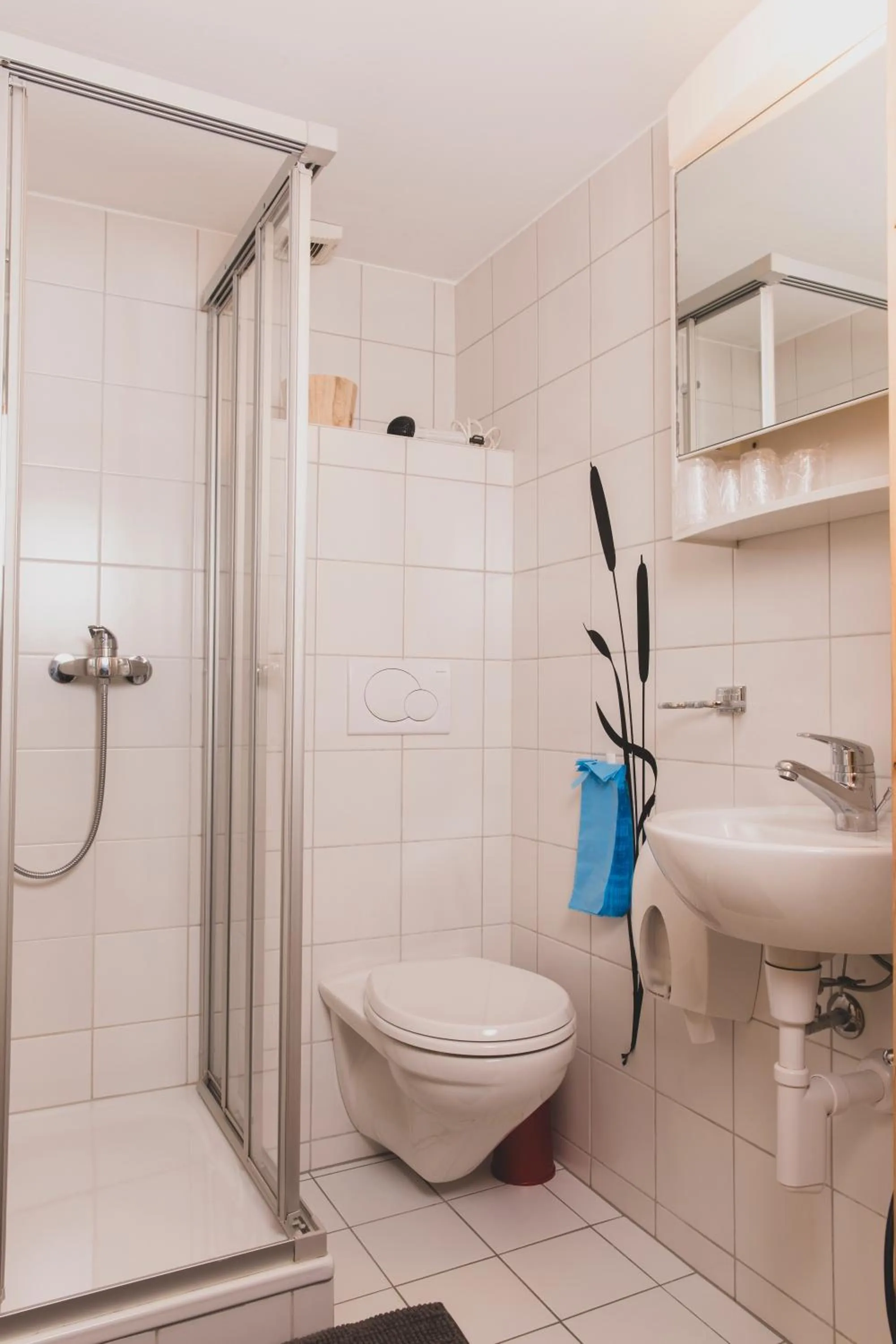 Shower in Hôtel Le Besso - Swiss Romantic Lodge Zinal