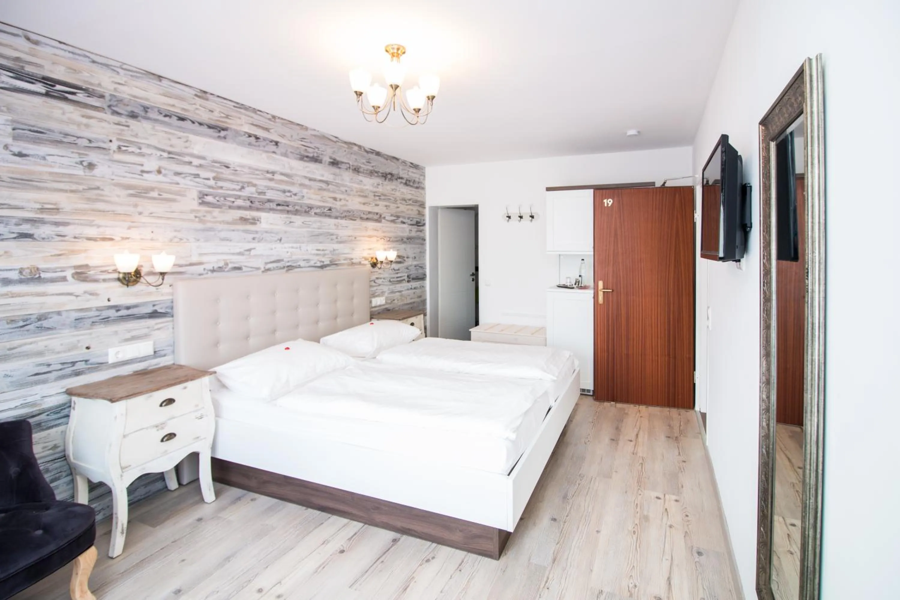 Bed in Hotel Diana Garni