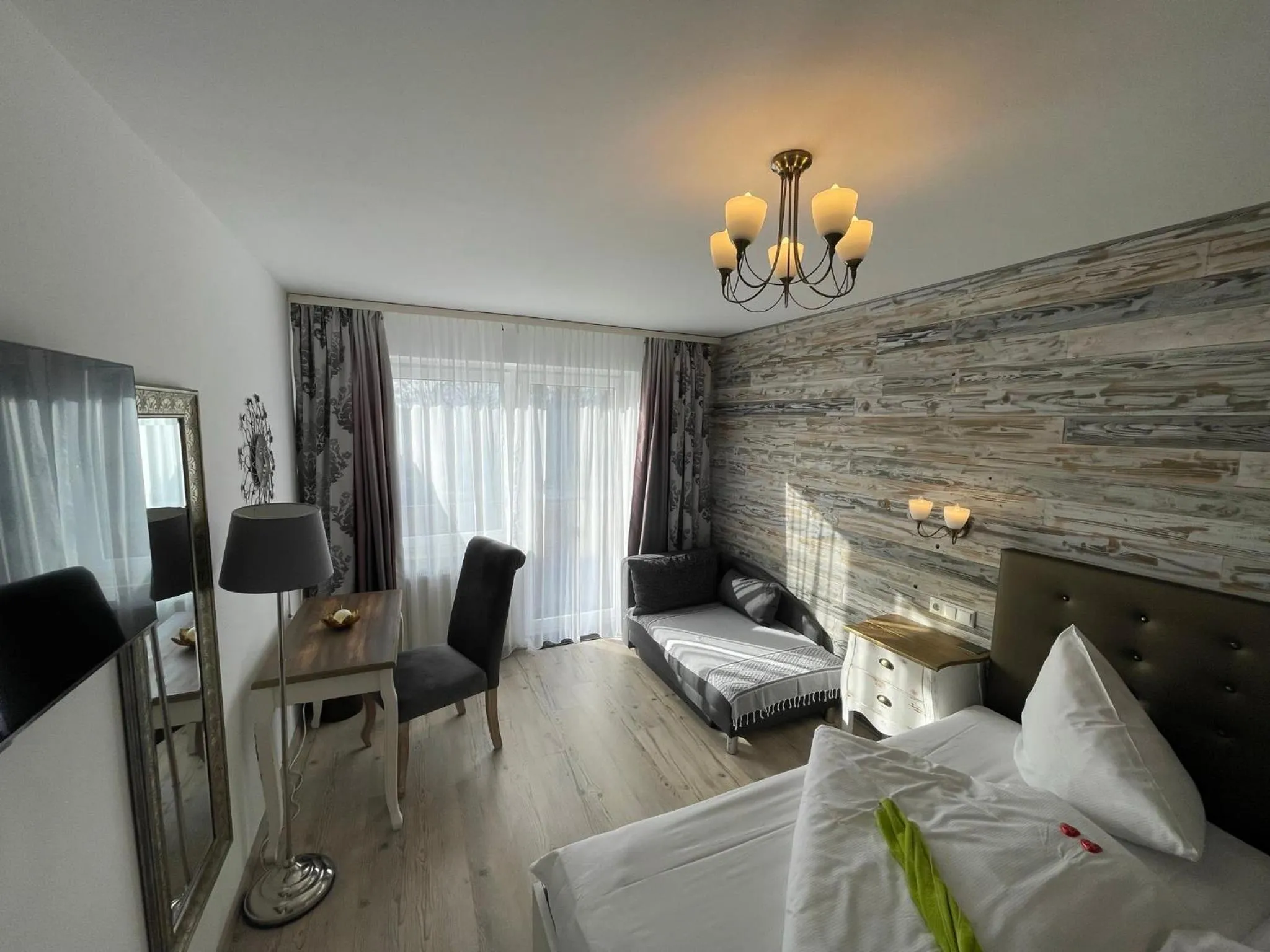 Bed in Hotel Diana Garni