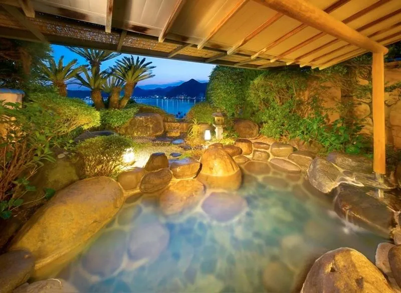 Hot Spring Bath in Hotel Yamadaya