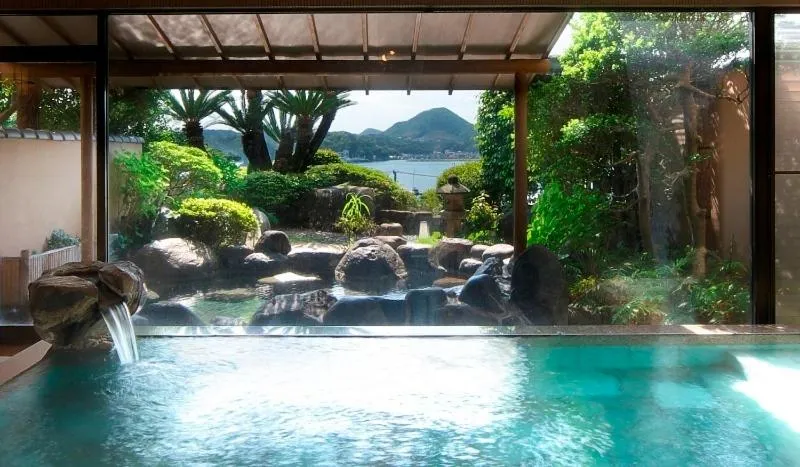 Hot Spring Bath in Hotel Yamadaya