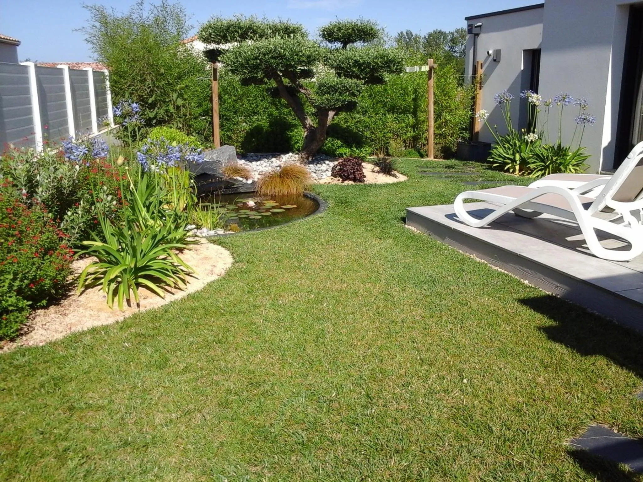 Garden view in Le Temps d'une Pause