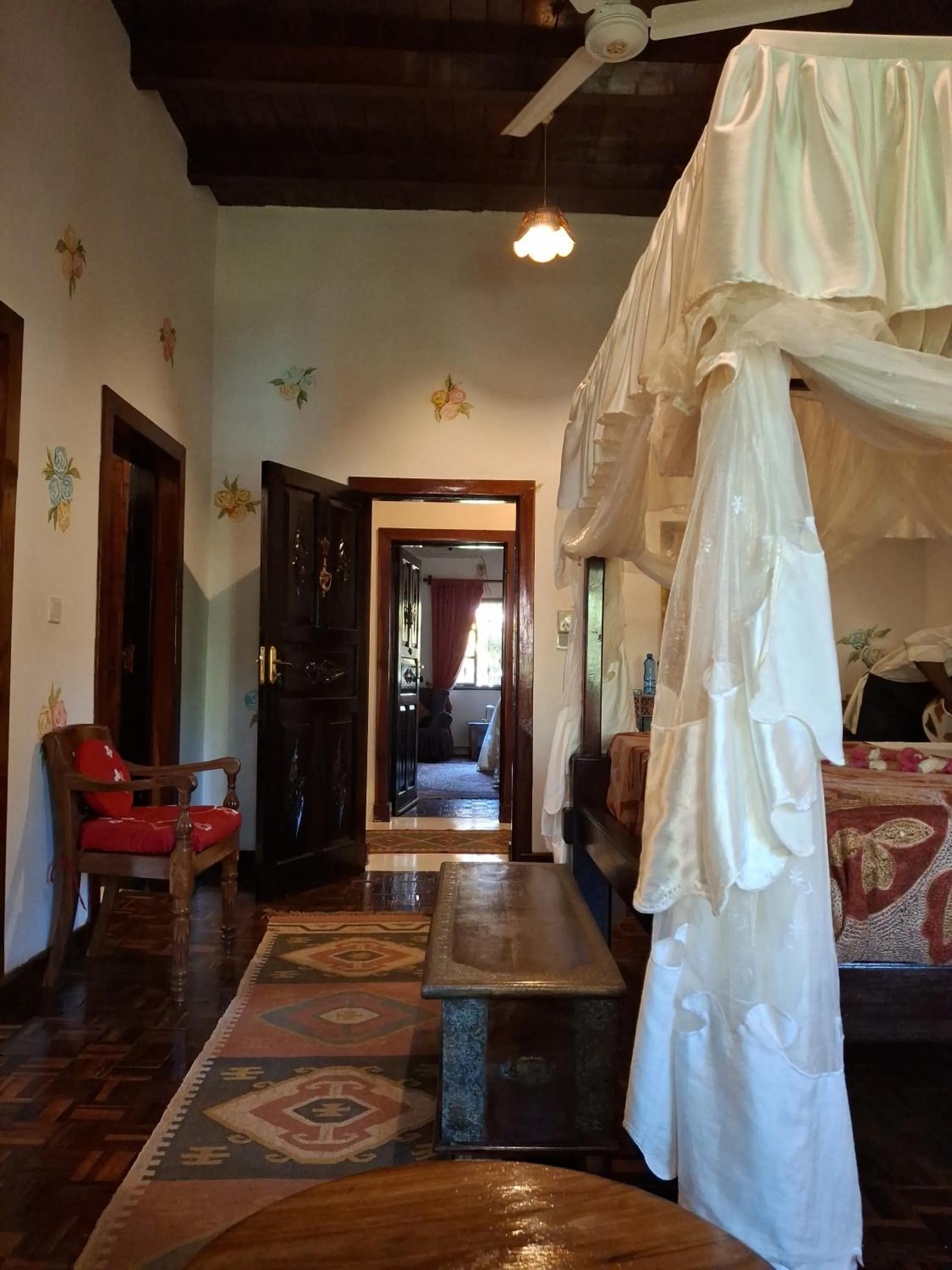 Bedroom, Bed in African House Resort