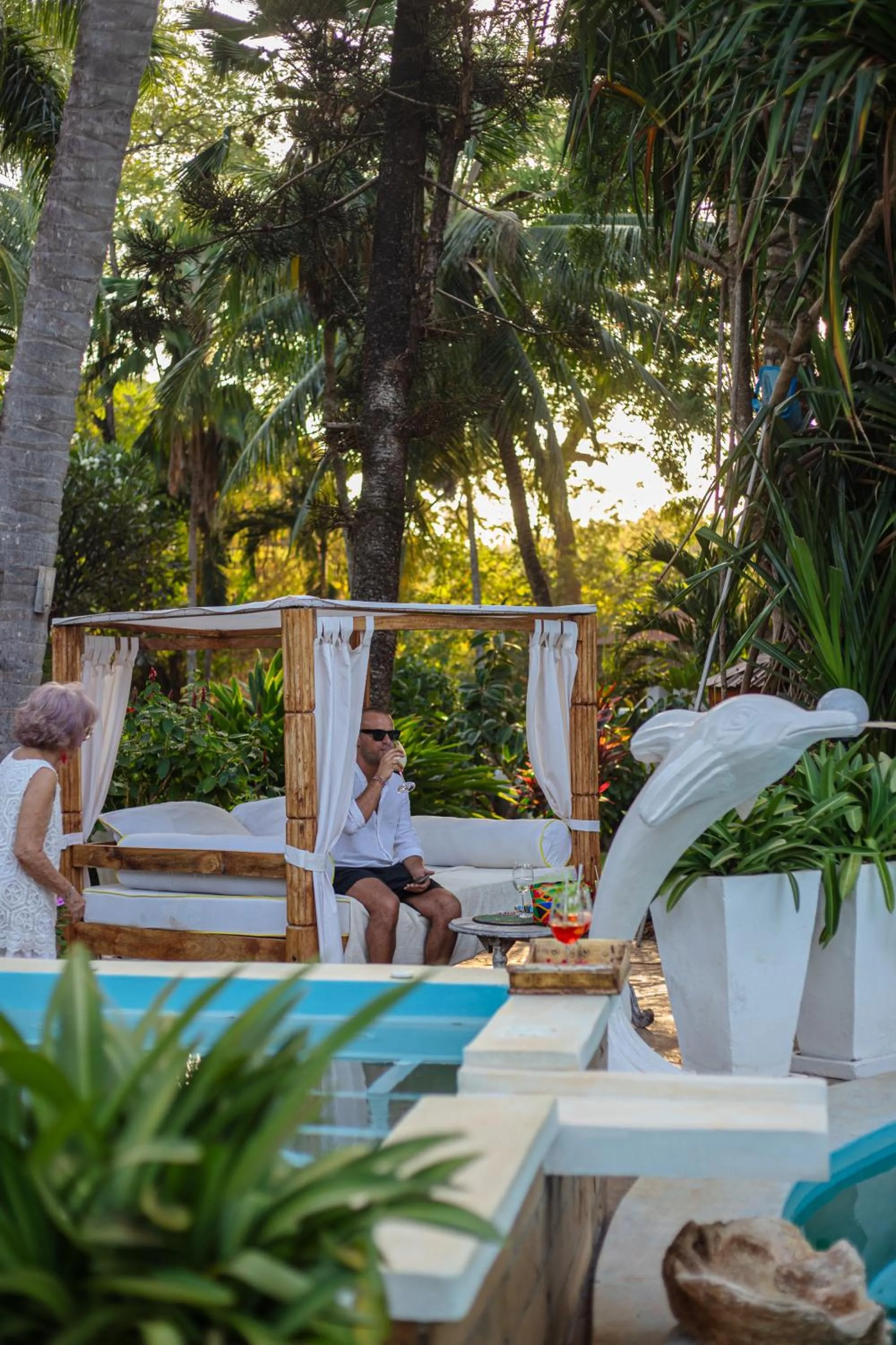 Garden in African House Resort