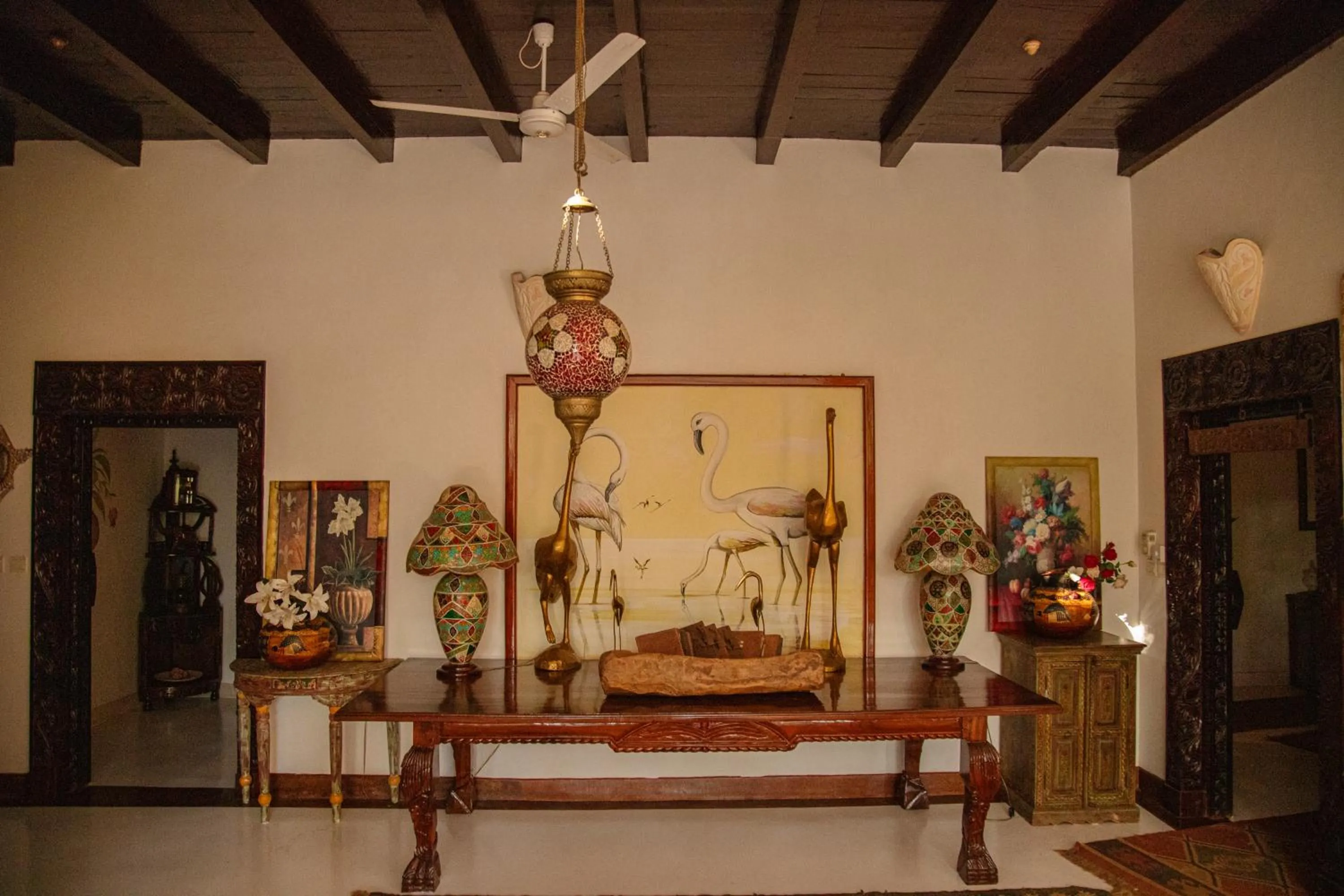 Decorative detail in African House Resort