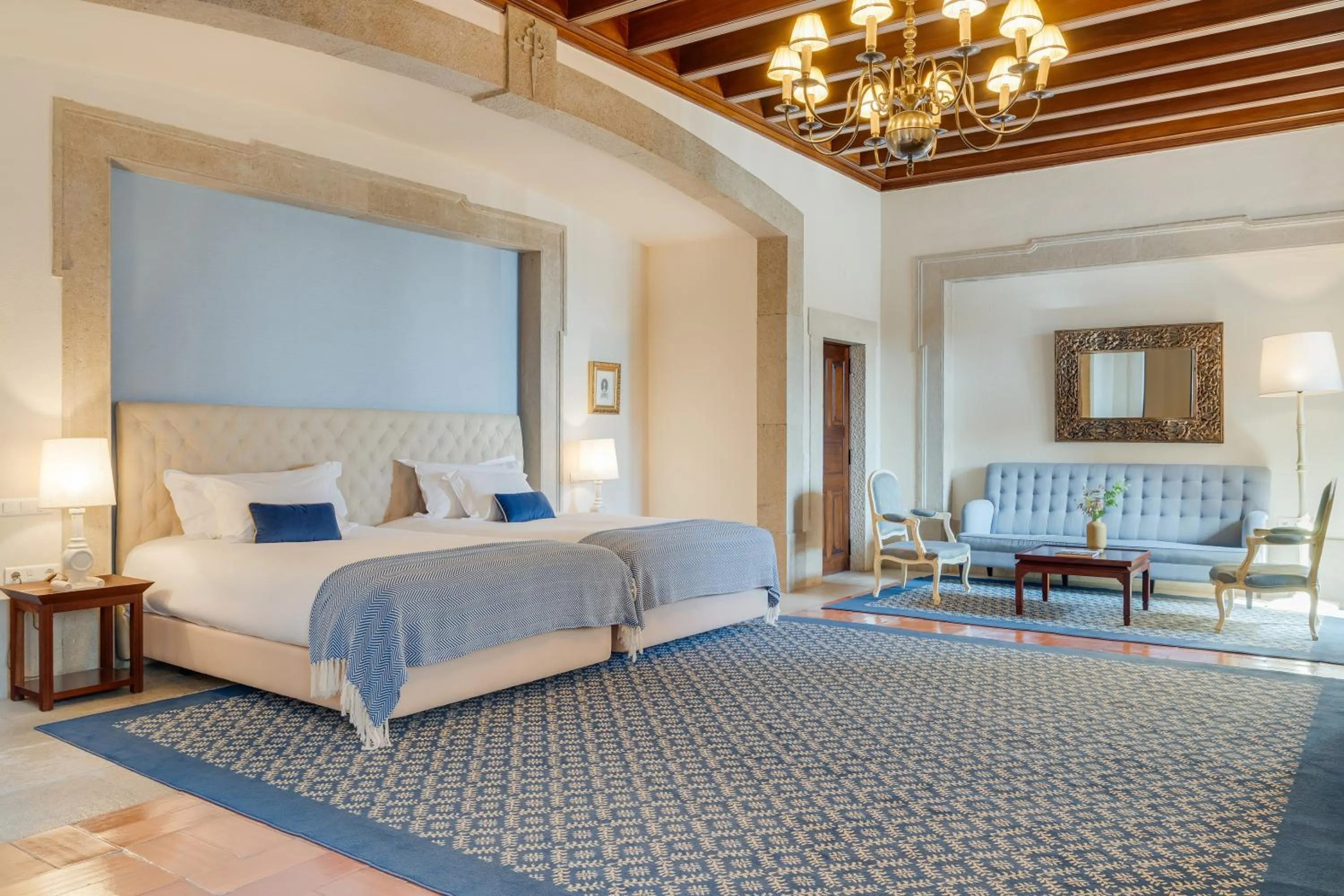 Bed in Pousada Castelo de Palmela