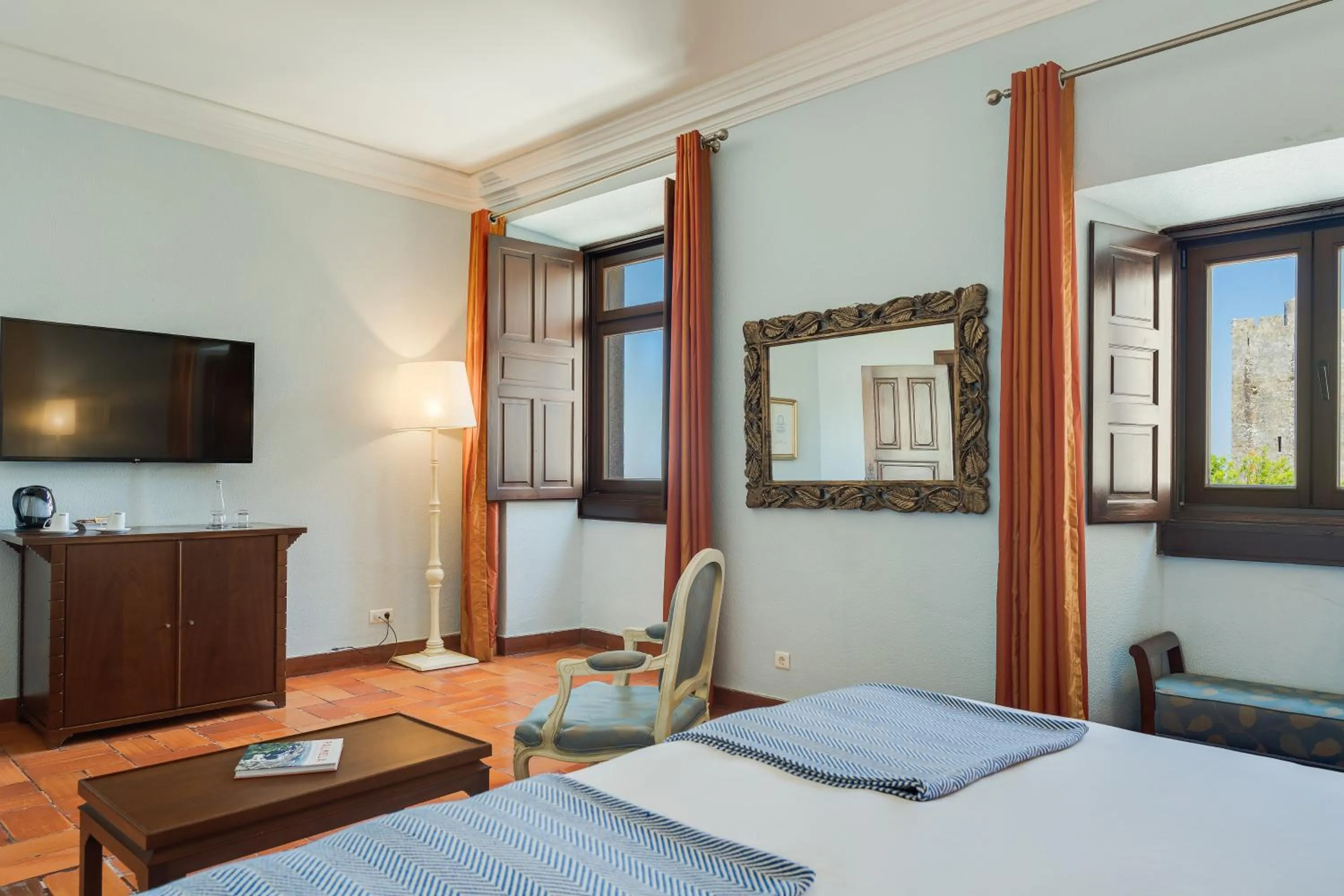 Bed in Pousada Castelo de Palmela