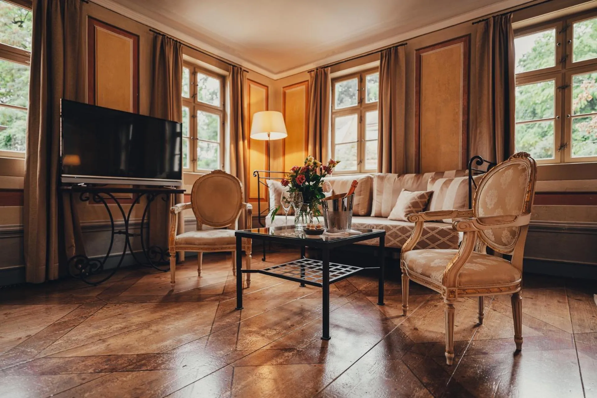 Bedroom in Villa Sorgenfrei und Restaurant Atelier Sanssouci