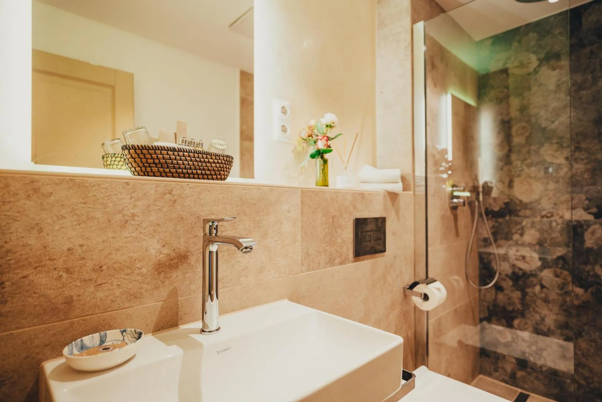 Bathroom in Villa Sorgenfrei und Restaurant Atelier Sanssouci