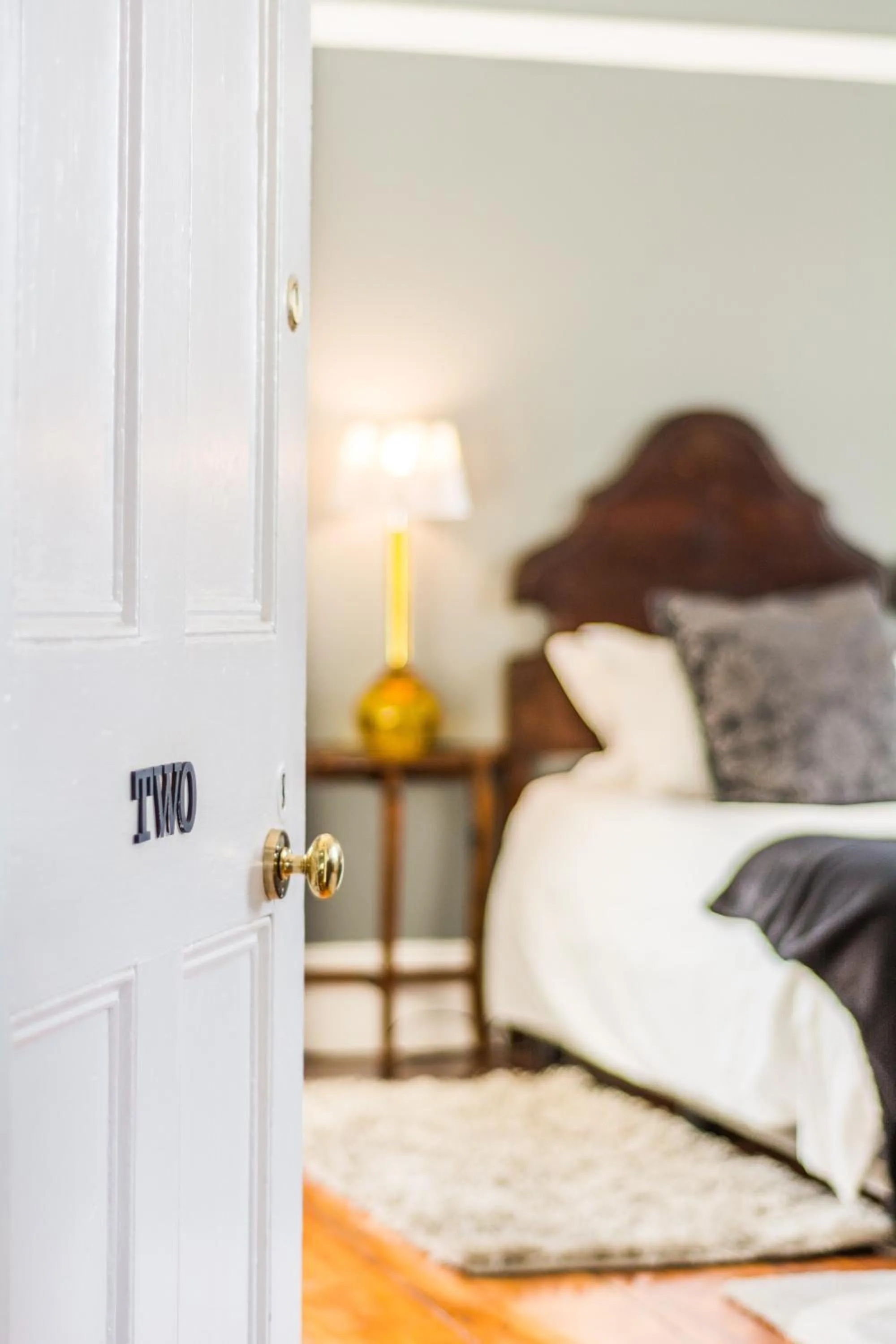 Decorative detail, Bed in Bartholomew's Loft