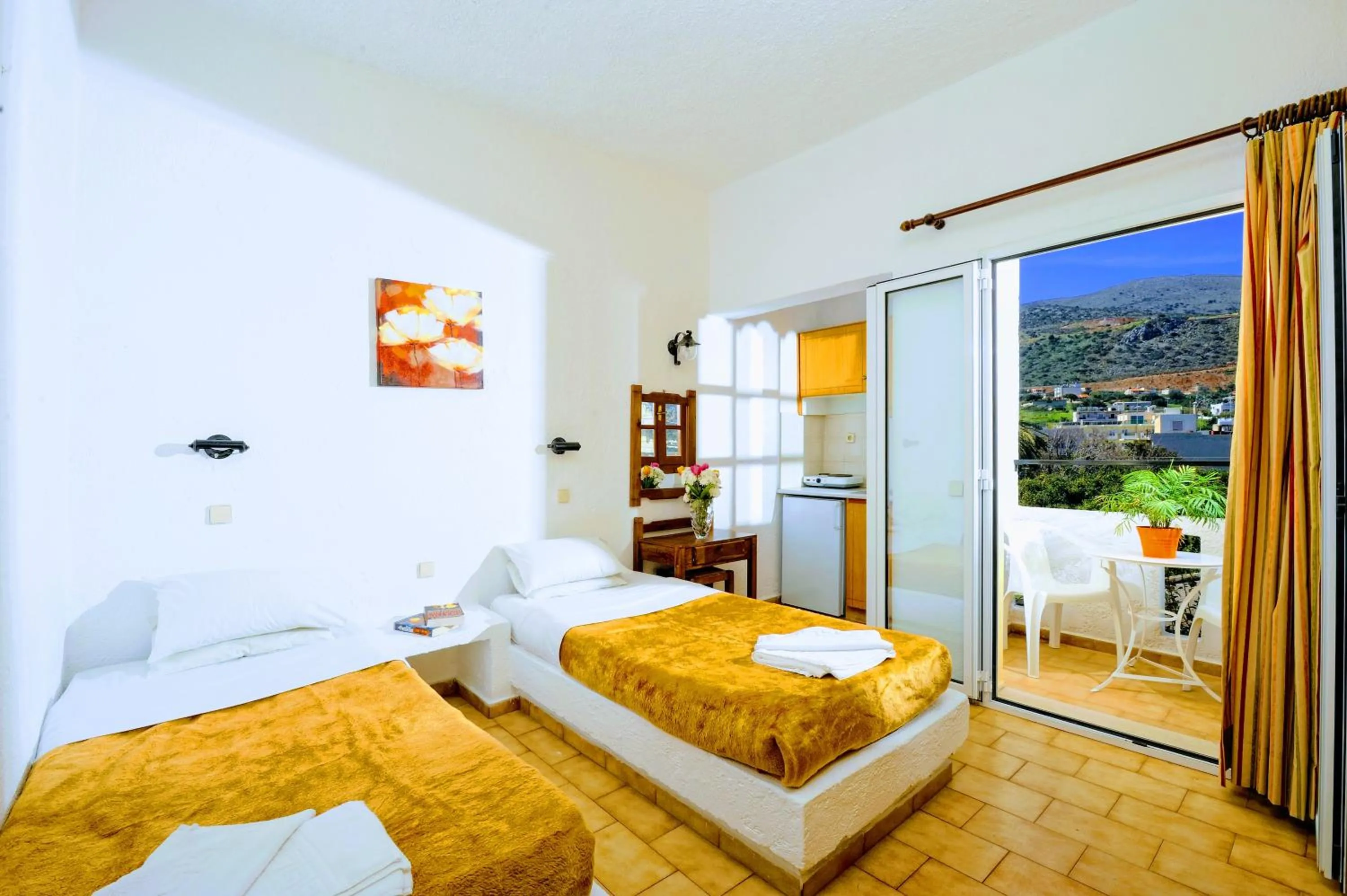 Bedroom, Bed in Stelios Residence Apartments