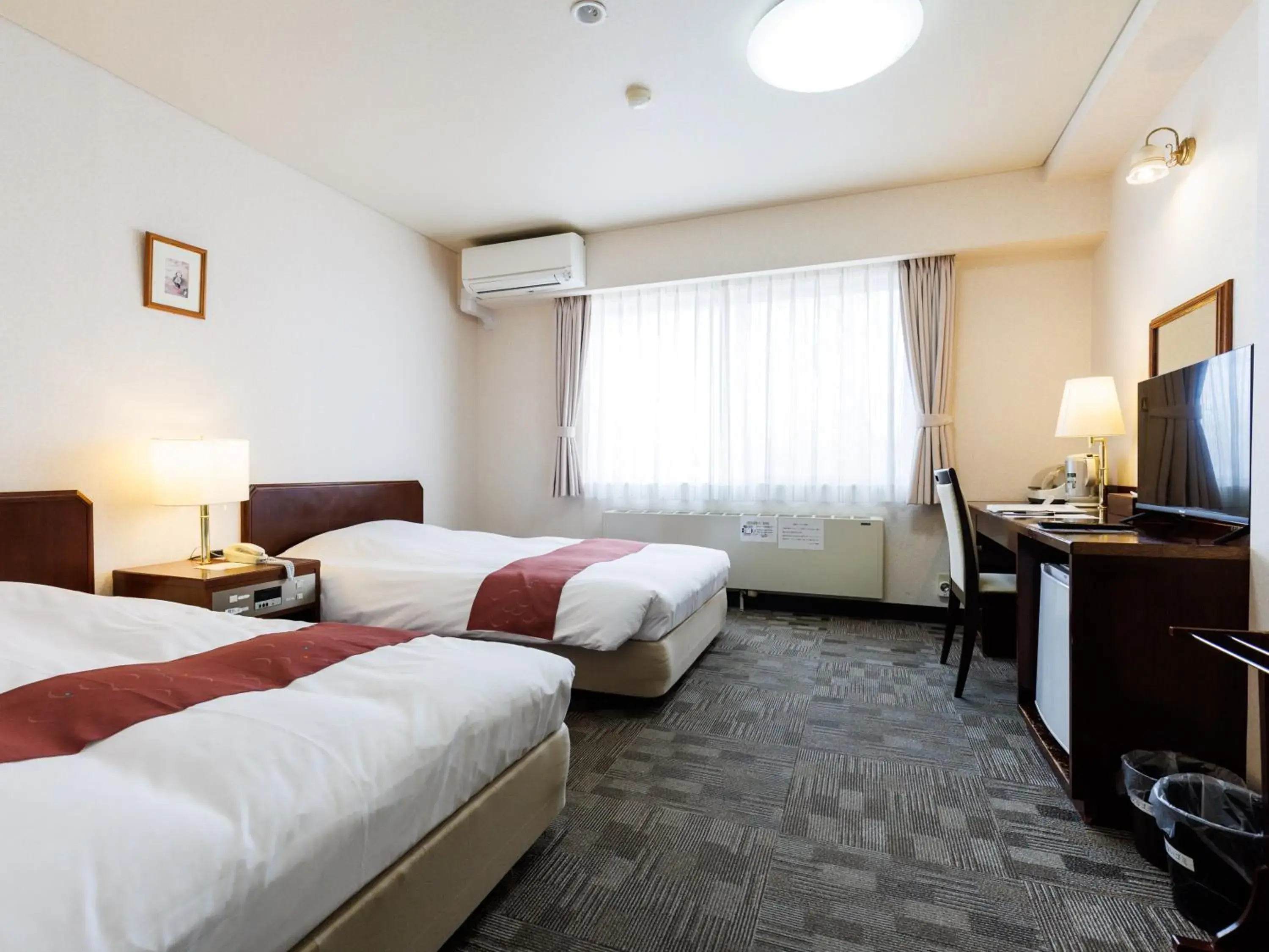 Superior Twin Room with City View - single occupancy in Tabist Hotel Nemuro Kaiyoutei Superior Twin Room with City View - single occupancy in Tabist Hotel Nemuro Kaiyoutei