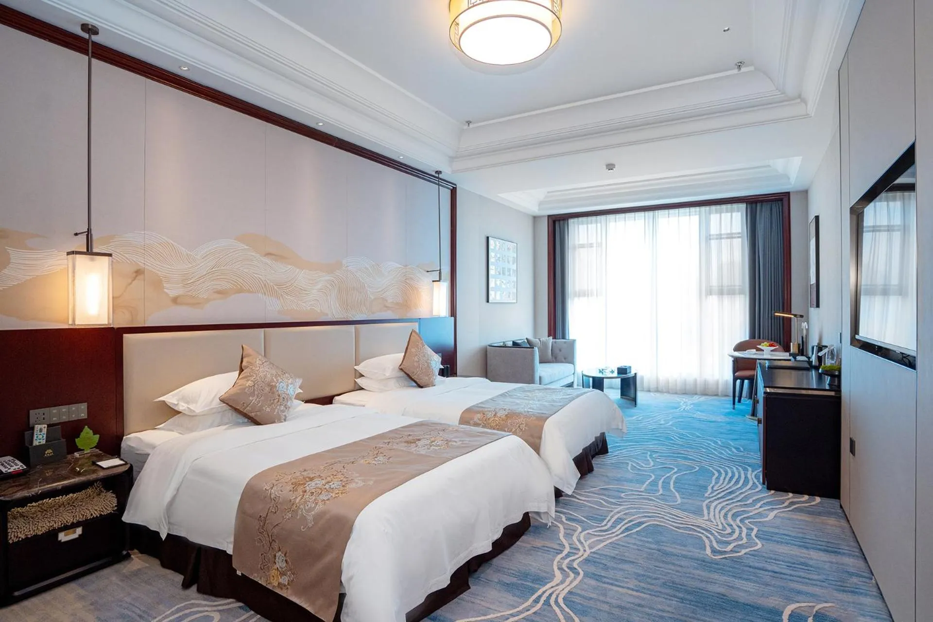 Bed in Yancheng Shuicheng Hotel