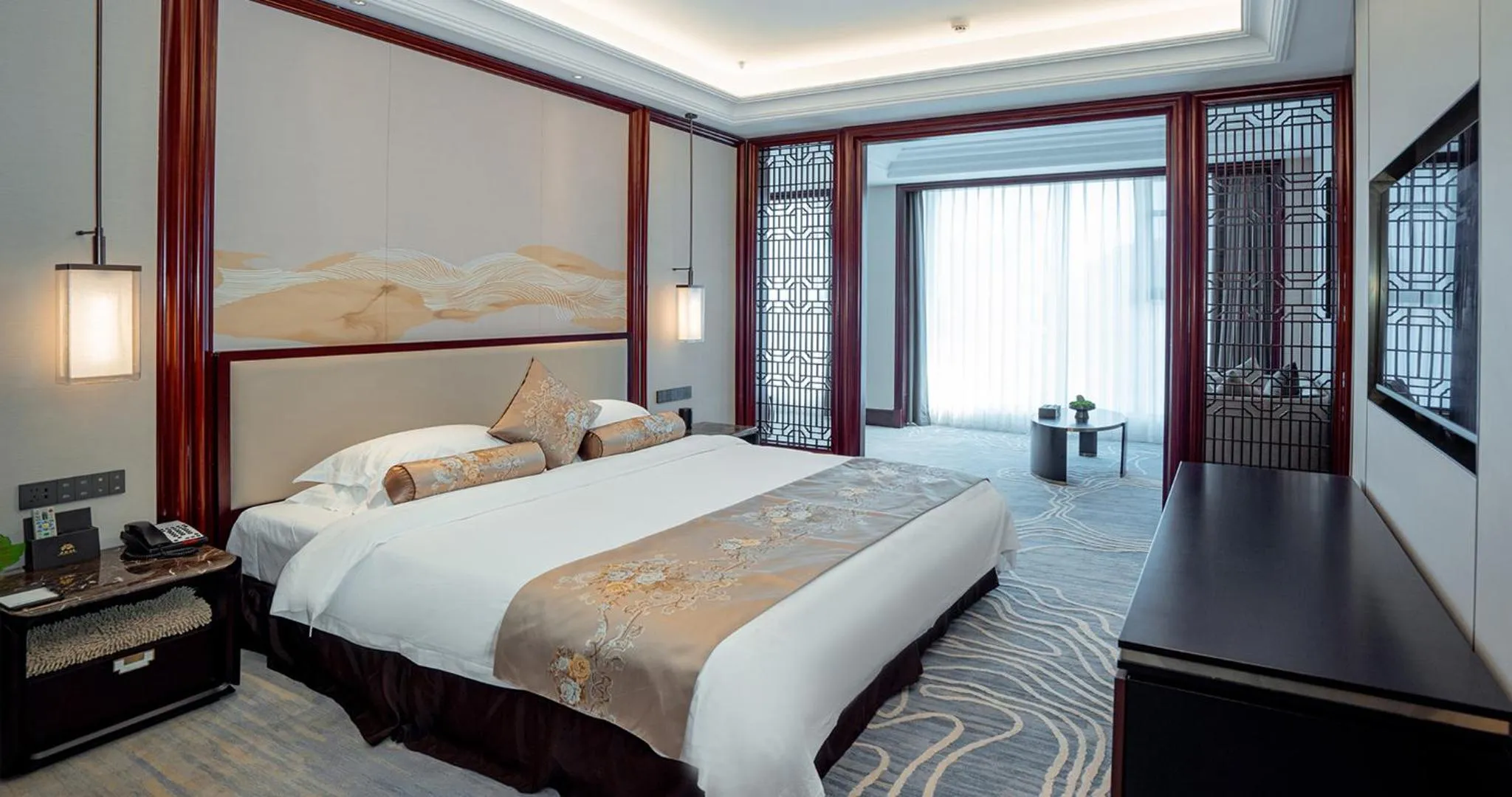 Bedroom, Bed in Yancheng Shuicheng Hotel