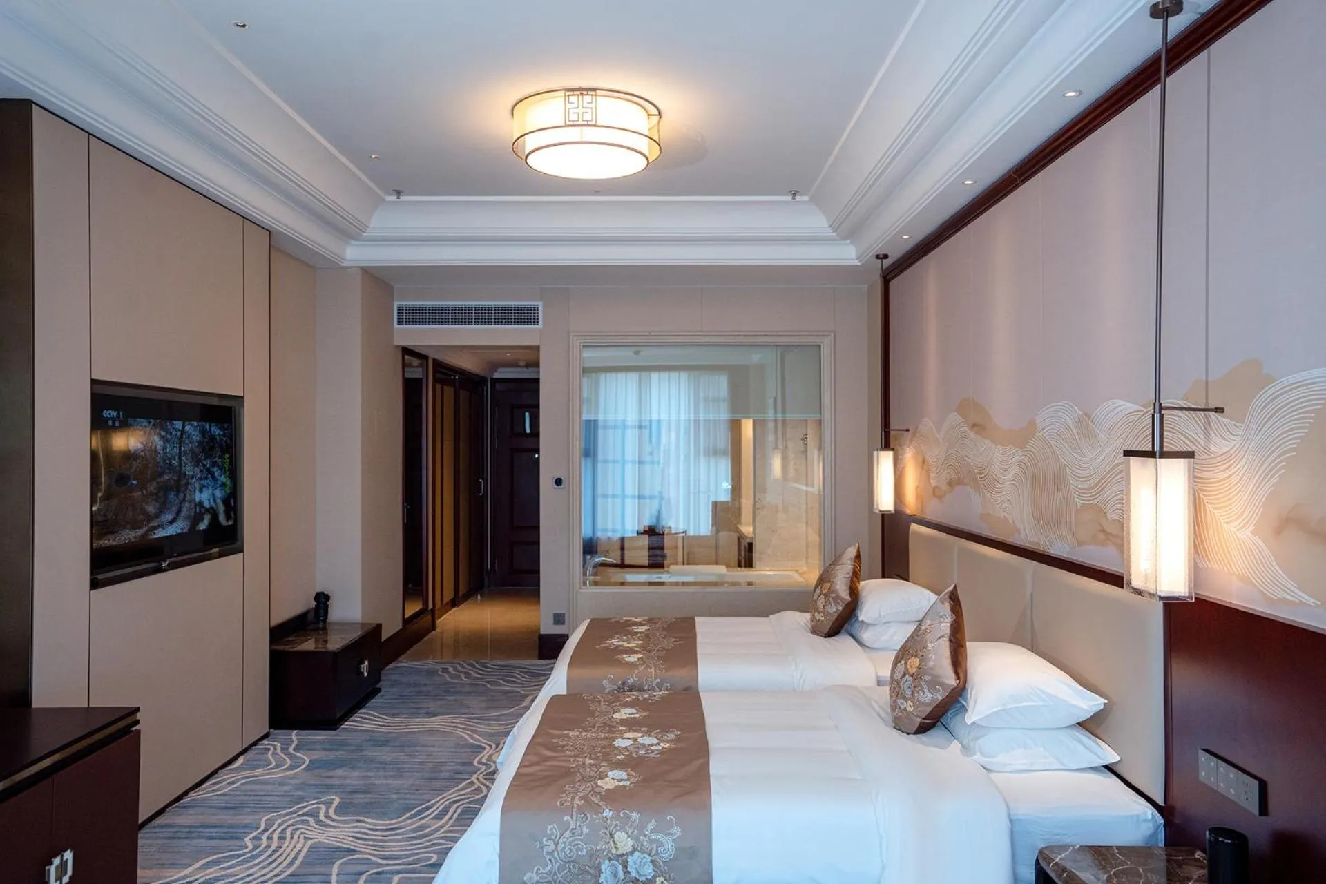 Bed in Yancheng Shuicheng Hotel