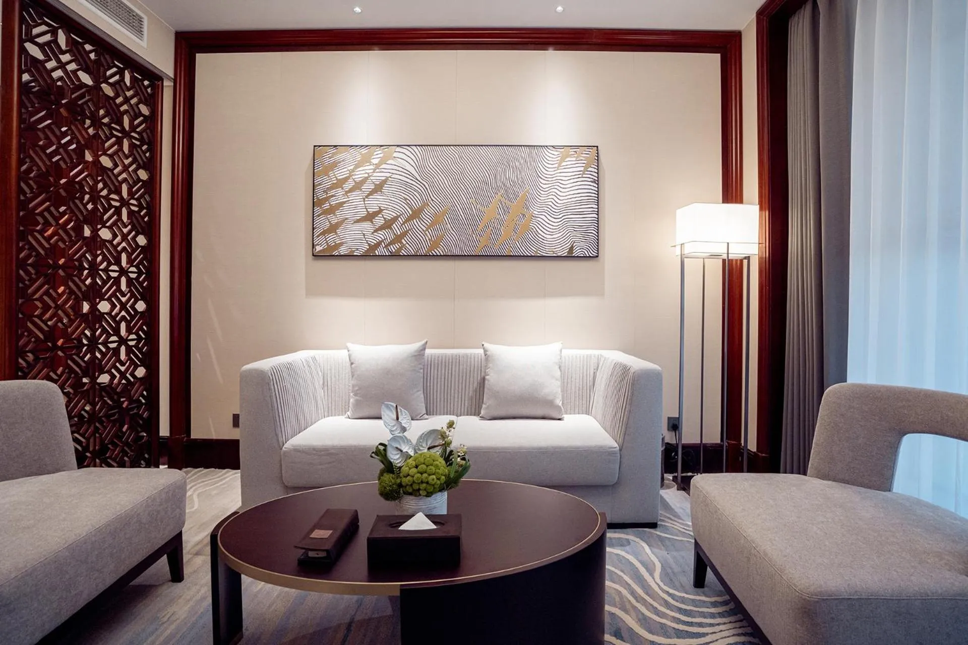 Seating area in Yancheng Shuicheng Hotel