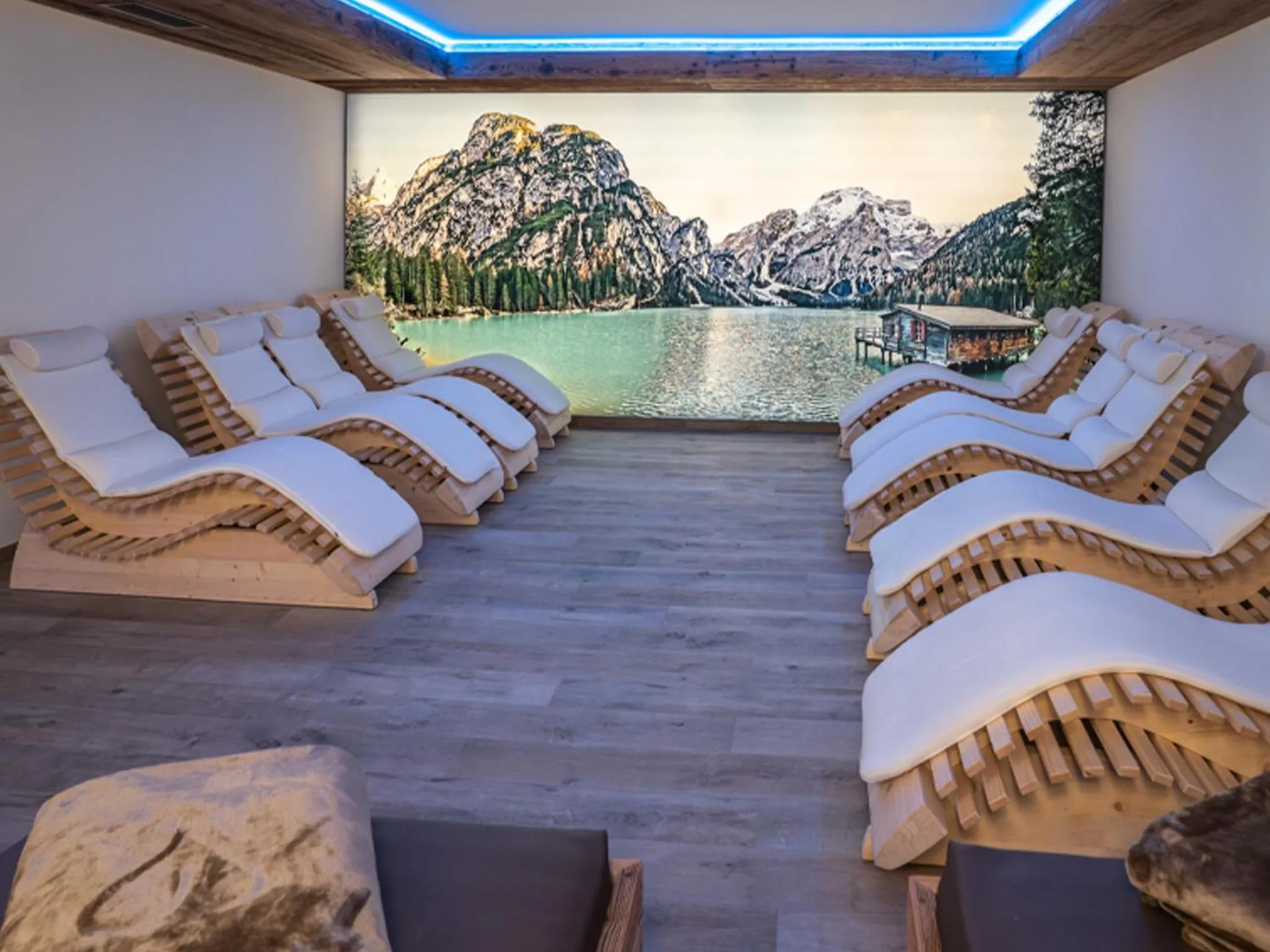 Spa and wellness centre/facilities in Hotel Purvita by Oberlechner