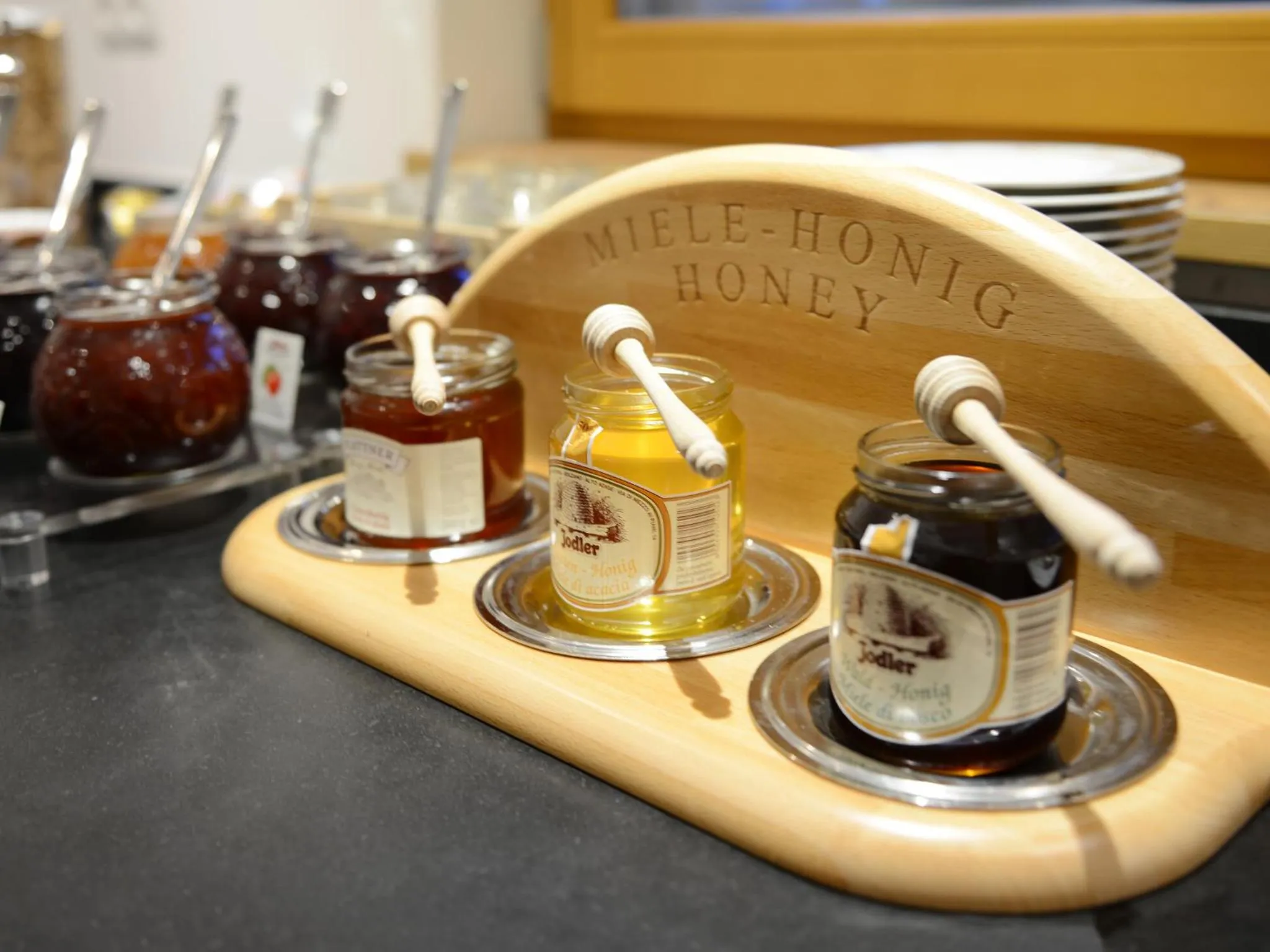 Buffet breakfast in Hotel Purvita by Oberlechner