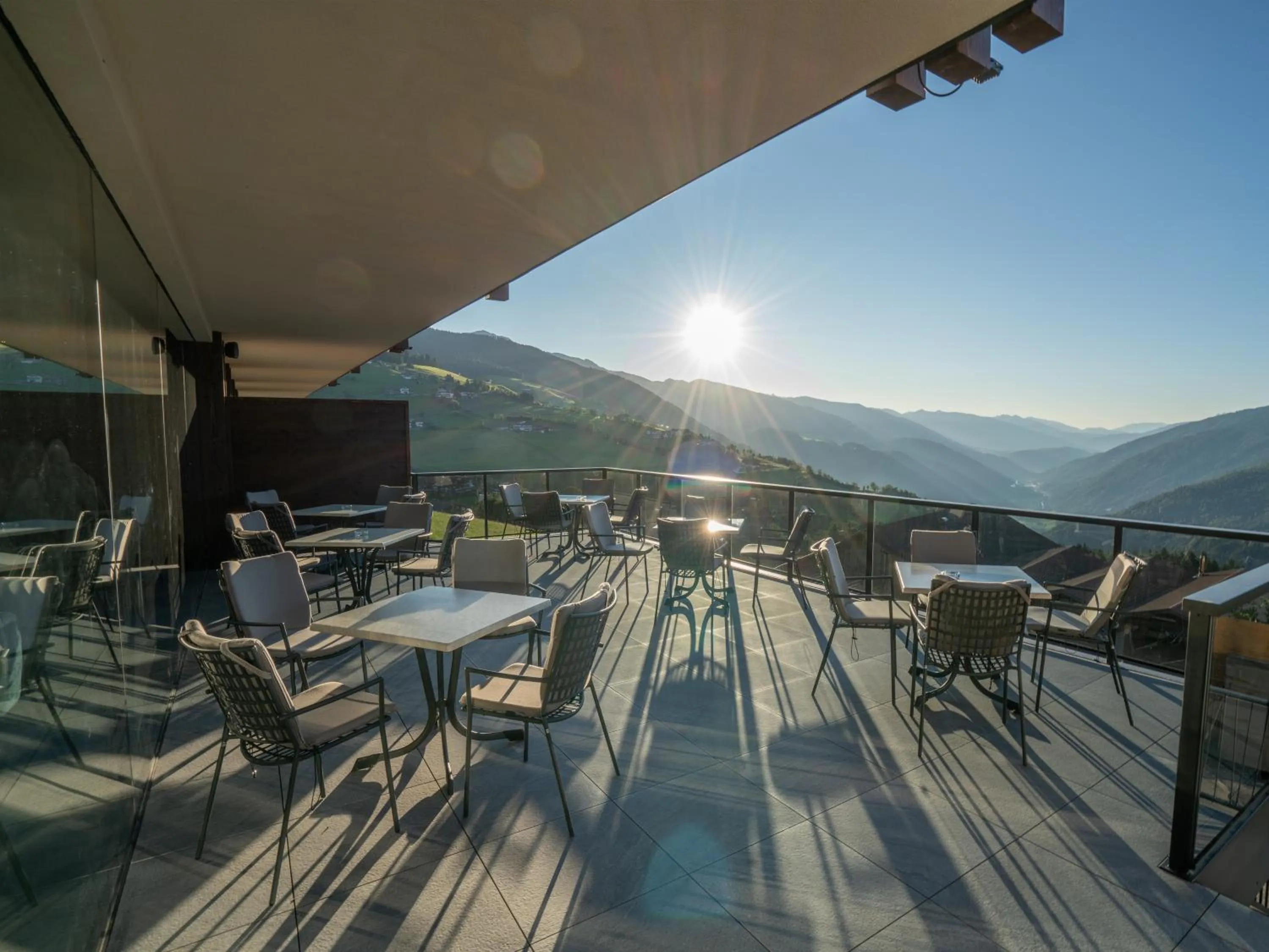 Balcony/Terrace in Hotel Purvita by Oberlechner