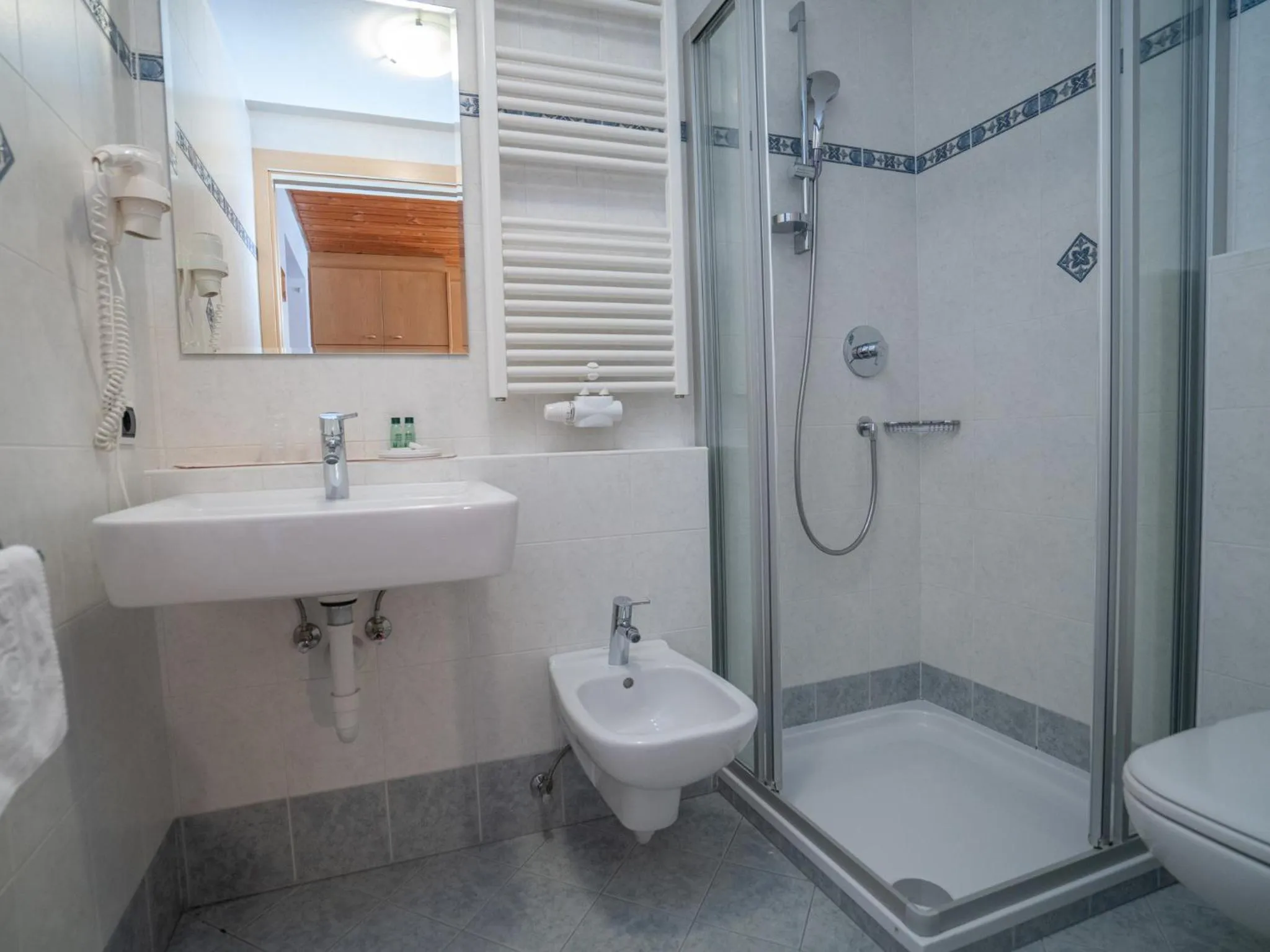 Bathroom in Hotel Purvita by Oberlechner