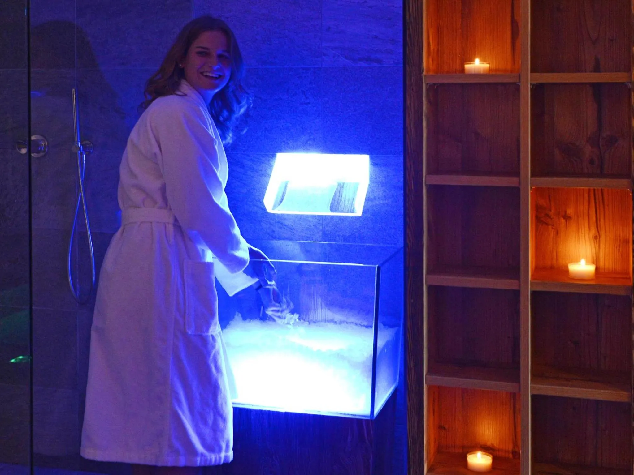 Sauna in Hotel Purvita by Oberlechner