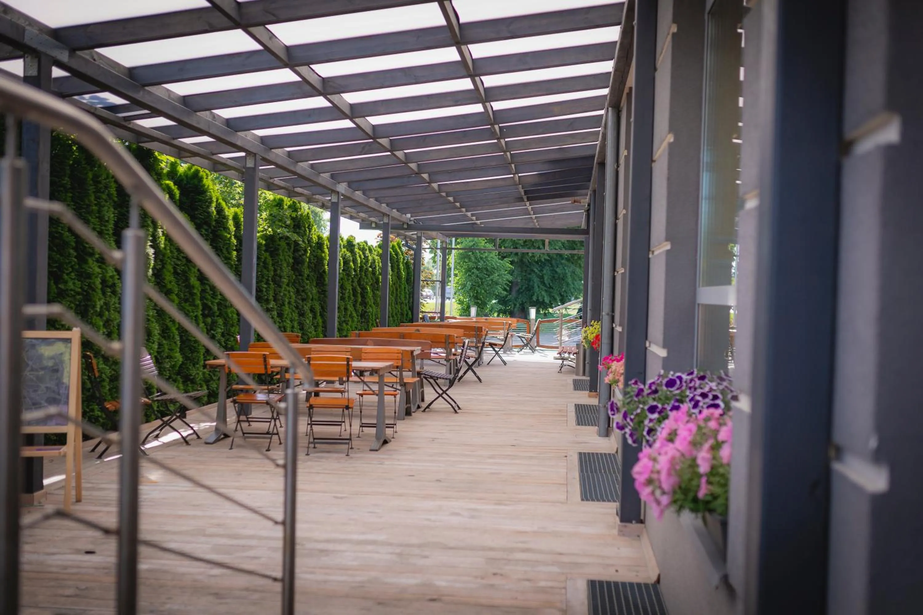 Patio in Hotel Pikul