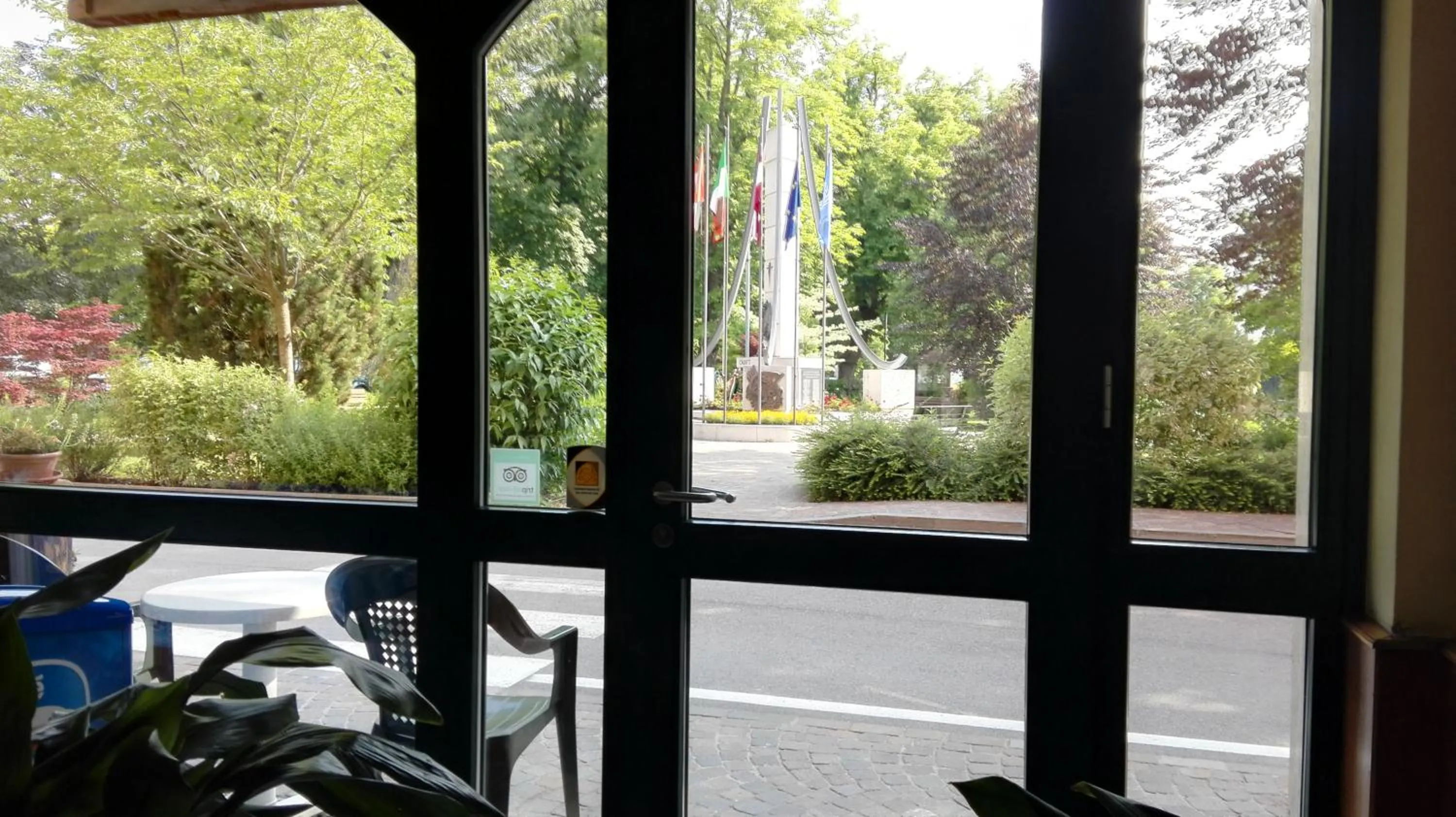 Garden view in Albergo Neni